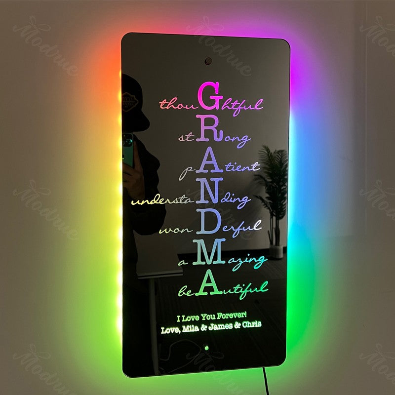 Custom Amazing Mother & Grandma Mirror