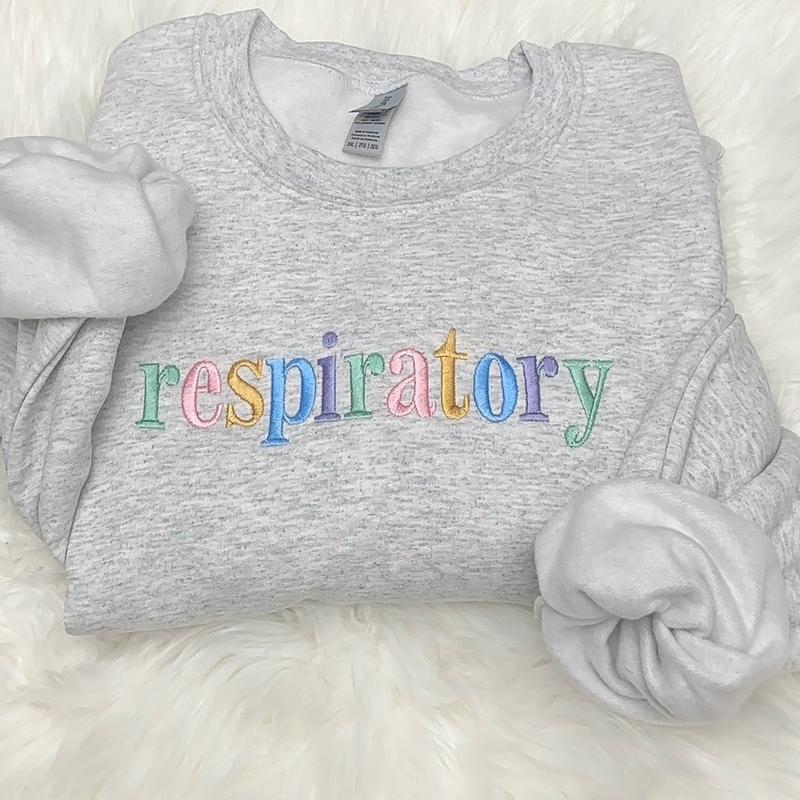 Custom Embroidered Pastel Colors Career Sweatshirt