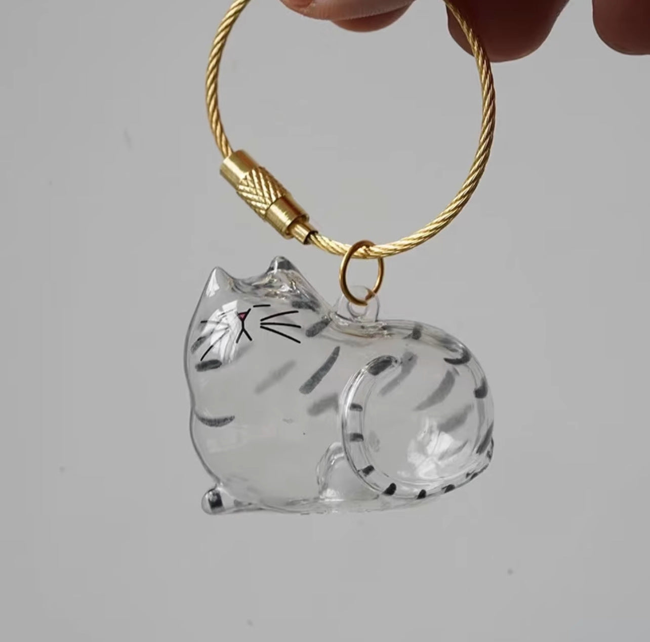 Dog Hair Storage Cute Pendant Keychain BagPendant Couple Car Key Chains Jewelry SouvenirCollection Gift Decoration Accessories