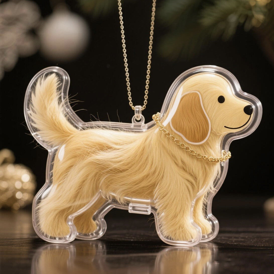 Dog Hair Storage Cute Pendant Keychain BagPendant Couple Car Key Chains Jewelry SouvenirCollection Gift Decoration Accessories