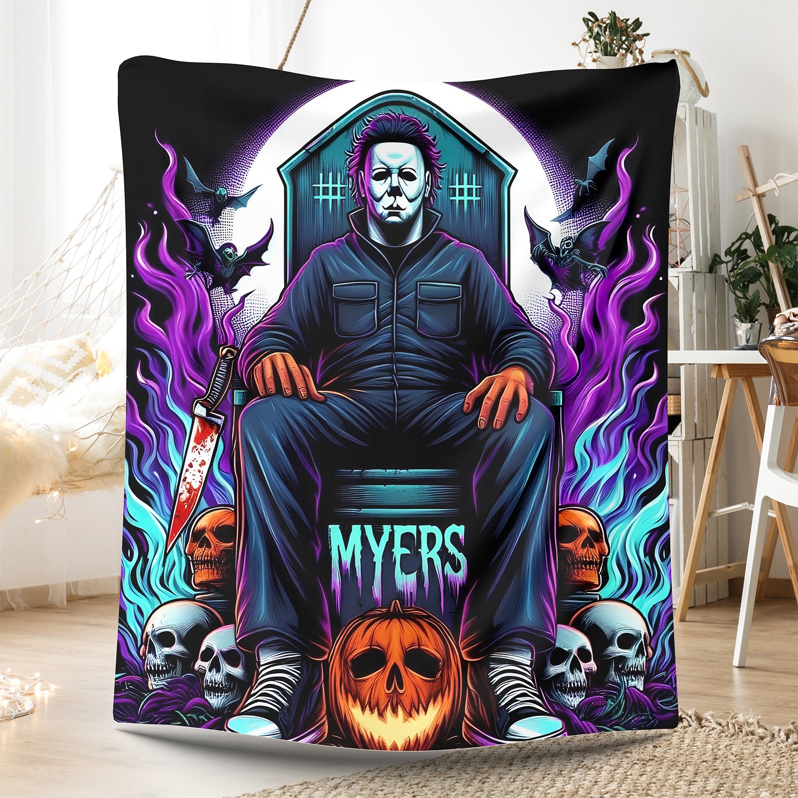 Horror Movie Character Blanket