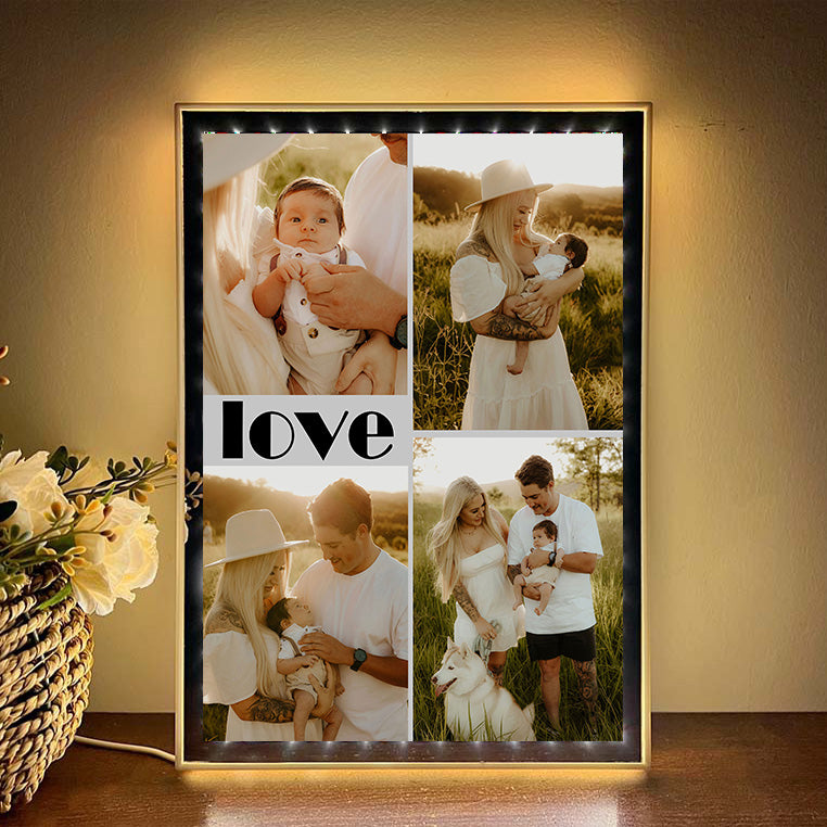 🌟Personalized Family Mirror Light Box🌟