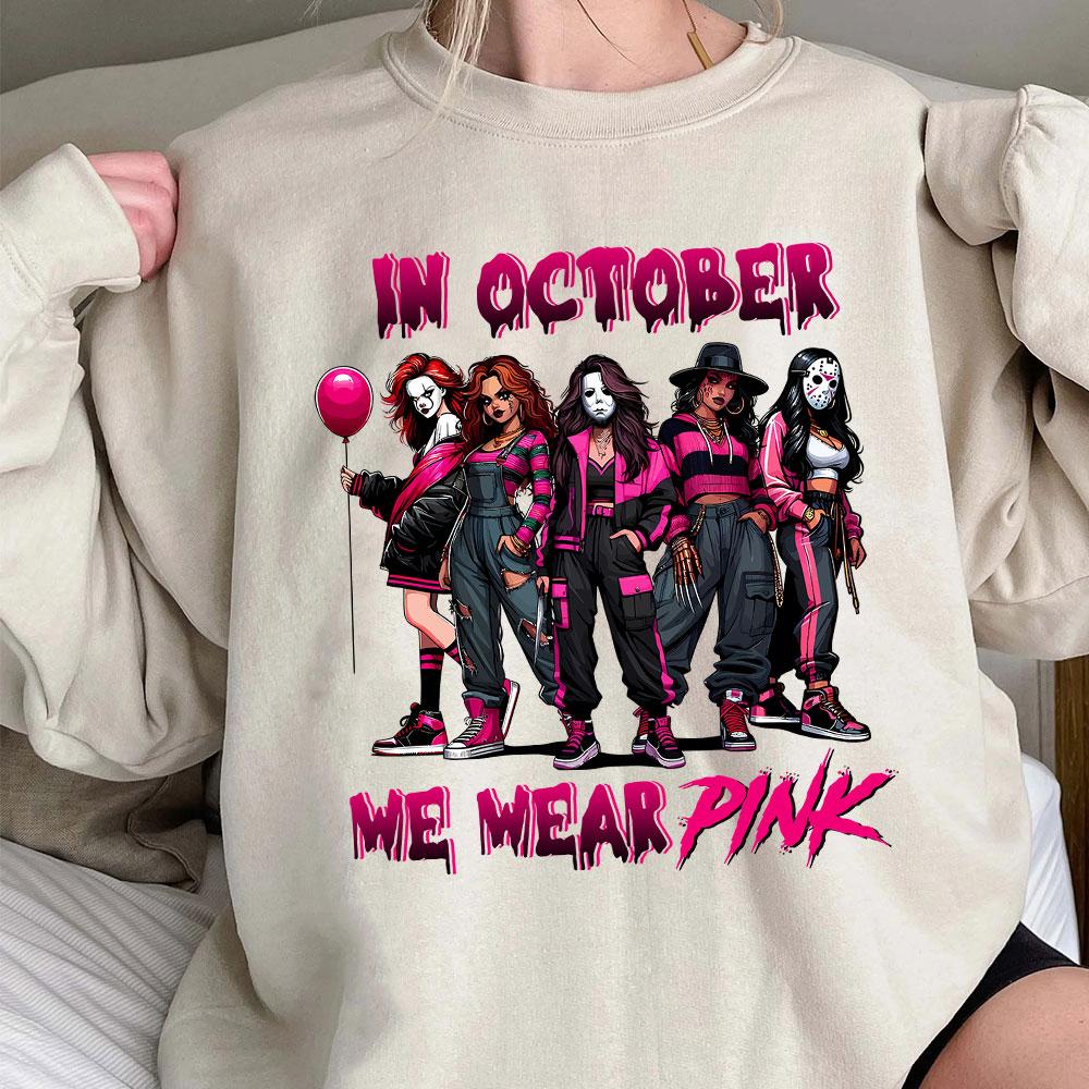In October We Wear Pink Vintage Shirt