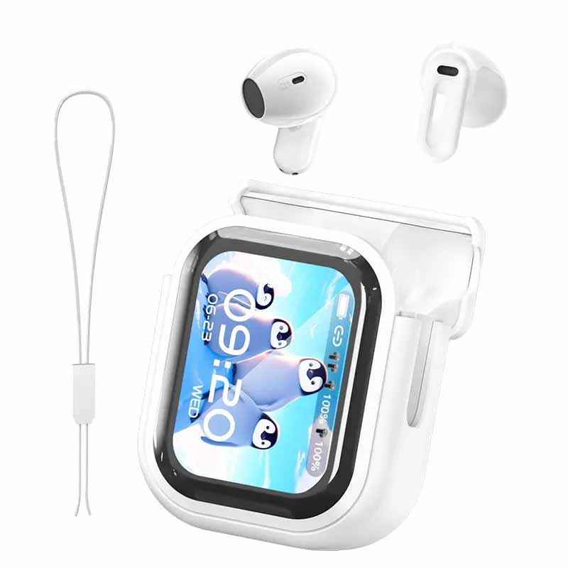 Bluetooth Earphones LED Display High Fidelity Waterproof Wireless Earphones