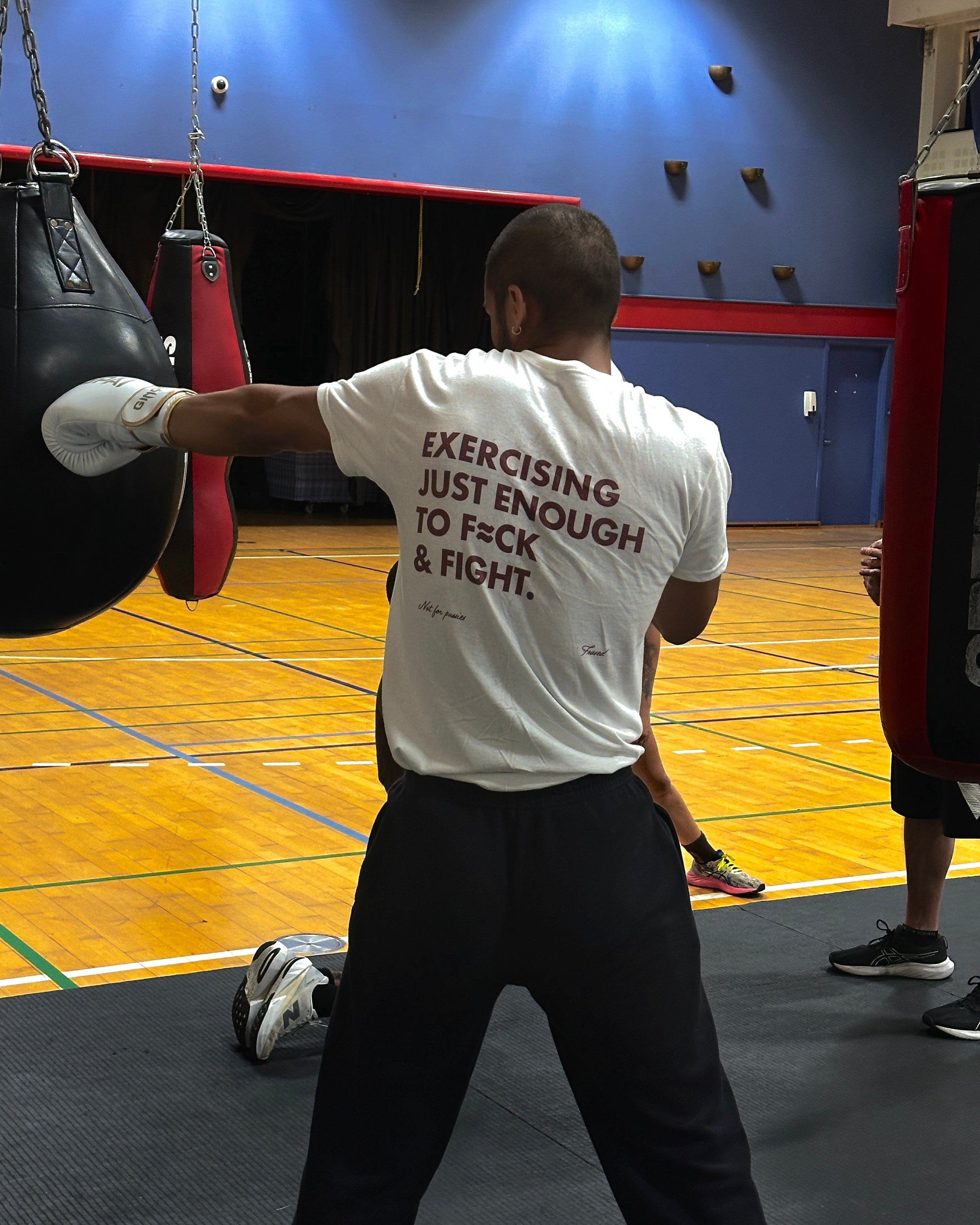 EXERCISING JUST ENOUGH TO F¡ÖCK & FIGHT