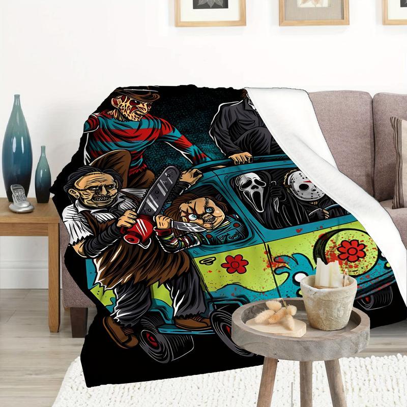 Horror Movie Halloween Blanket
