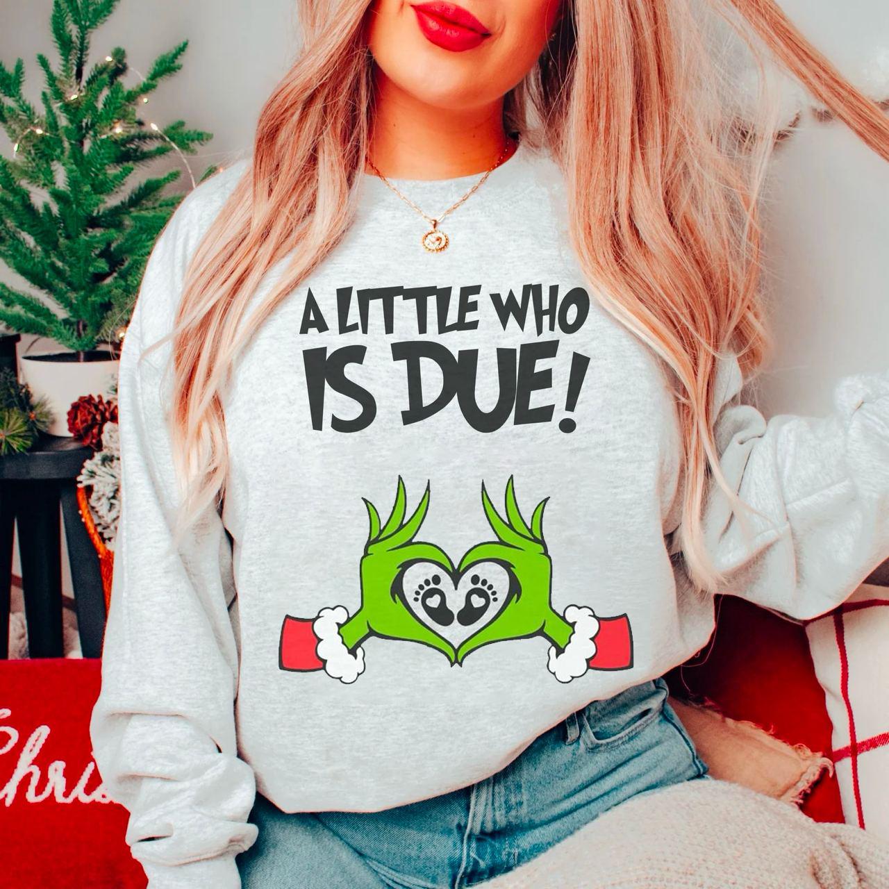 Christmas Pregnancy Sweatshirt