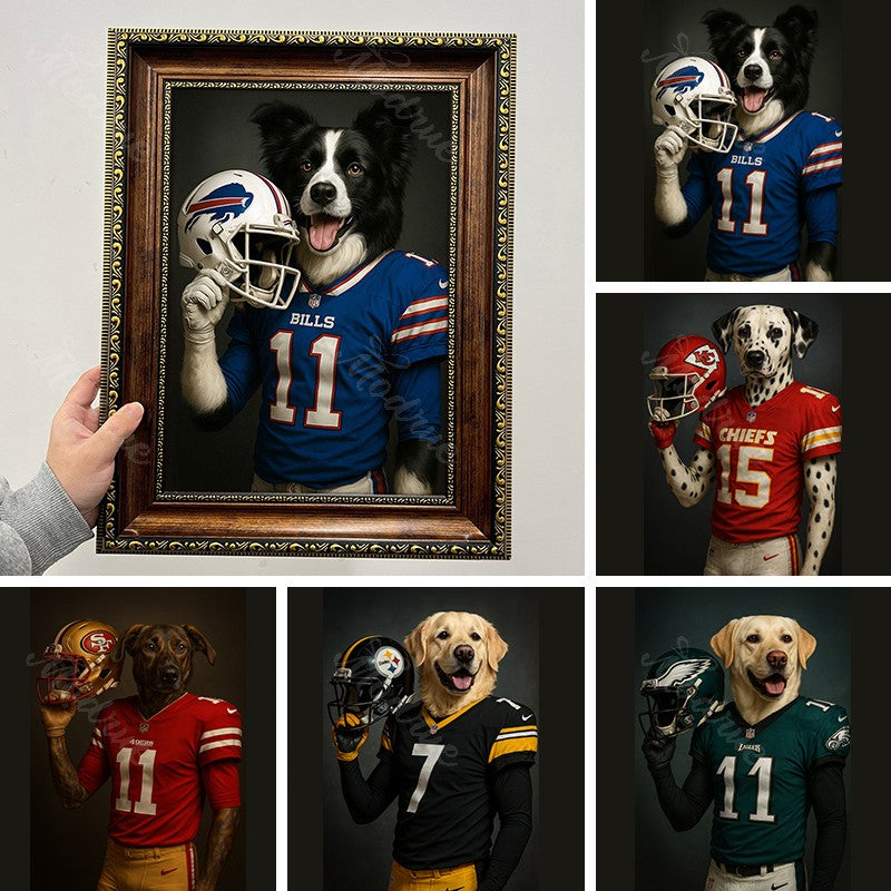 Custom Pet Canvas Portrait