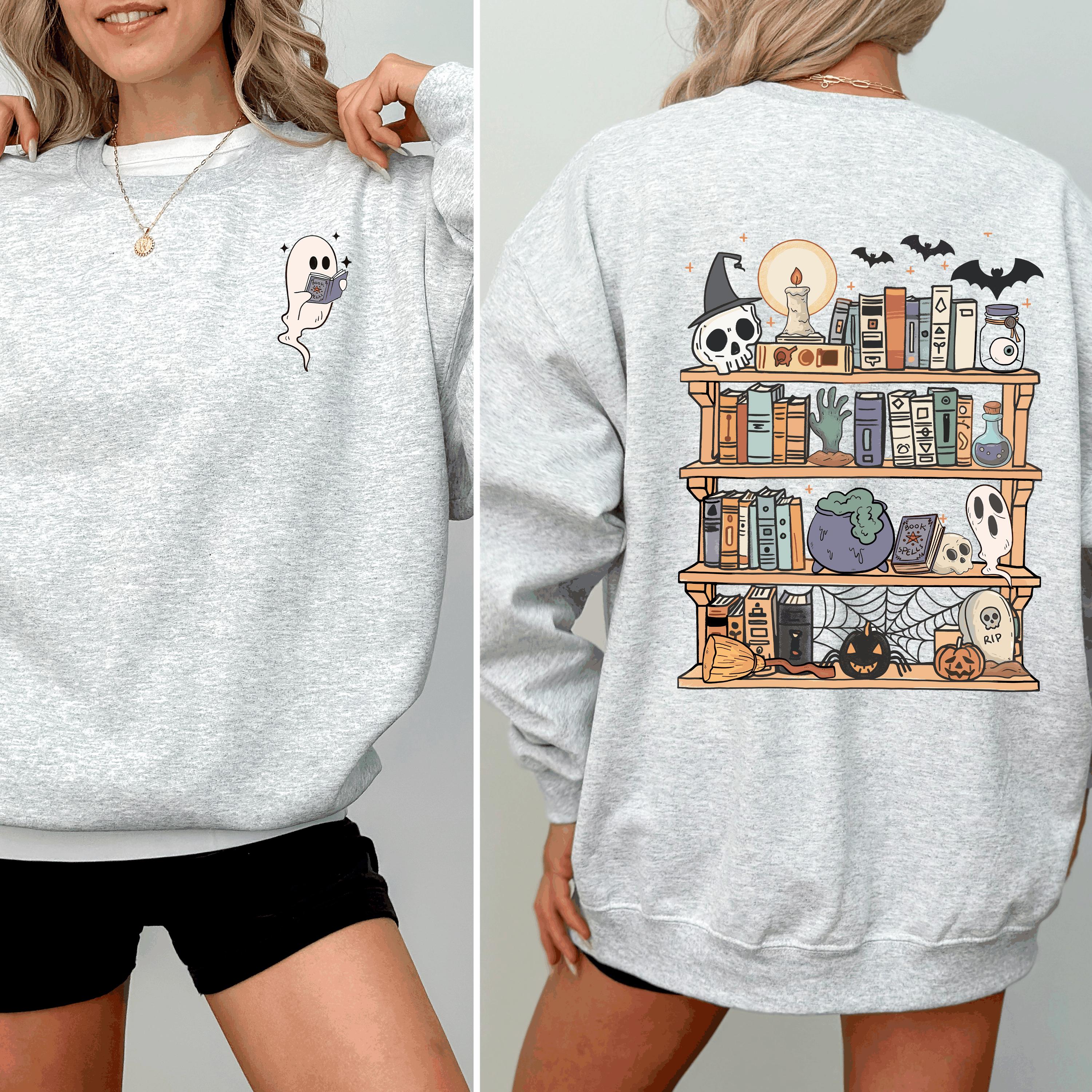 Reading Ghost Halloween Sweatshirt
