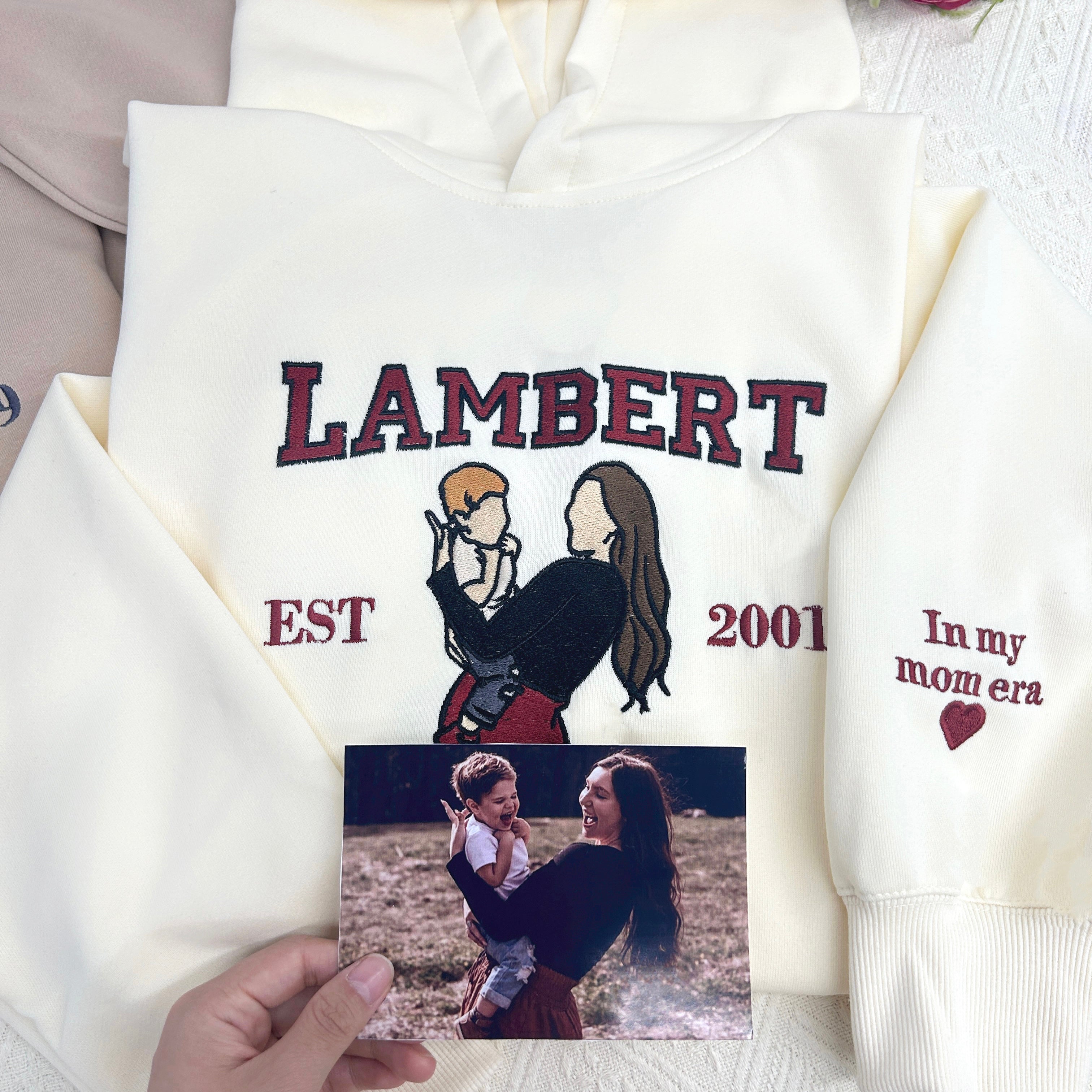 Custom Embroidered Portrait Sweatshirt