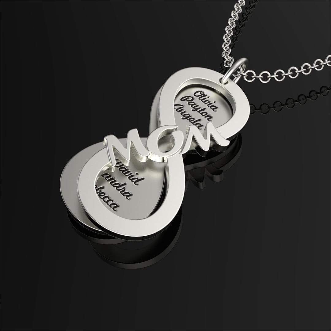 Personalized Mom Infinity Love Name Necklace