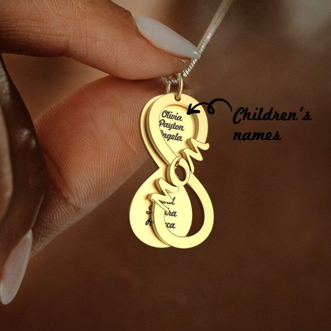 Personalized Mom Infinity Love Name Necklace