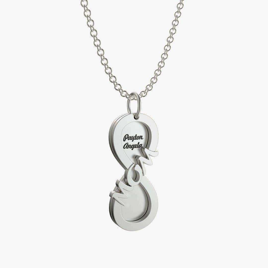Personalized Mom Infinity Love Name Necklace