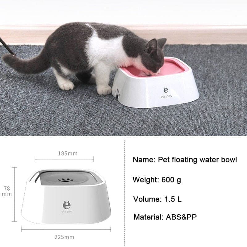 Spill Proof Pet Bowl - Non-Slip, Anti-Spill Dog & Cat Water Bowl