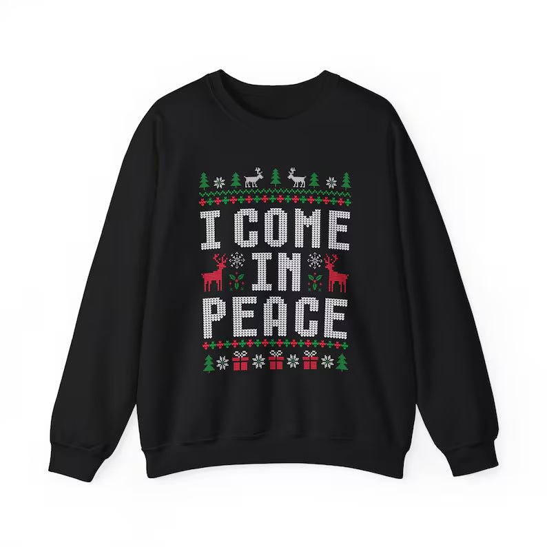 Funny ugly Christmas sweatshirts for couples