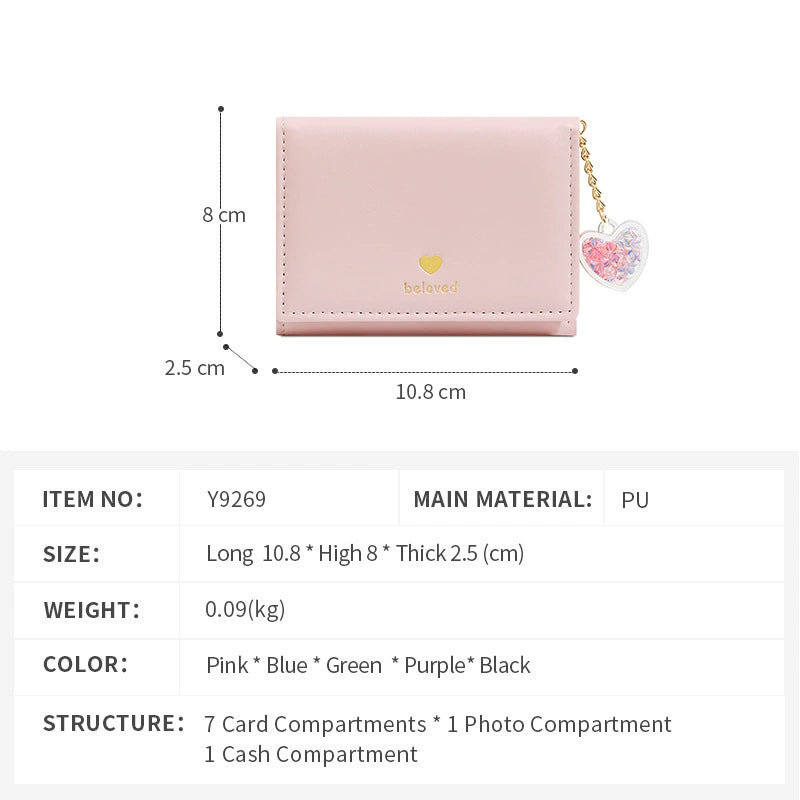 Best Mum Ever Women's Short Wallet Gift For Her