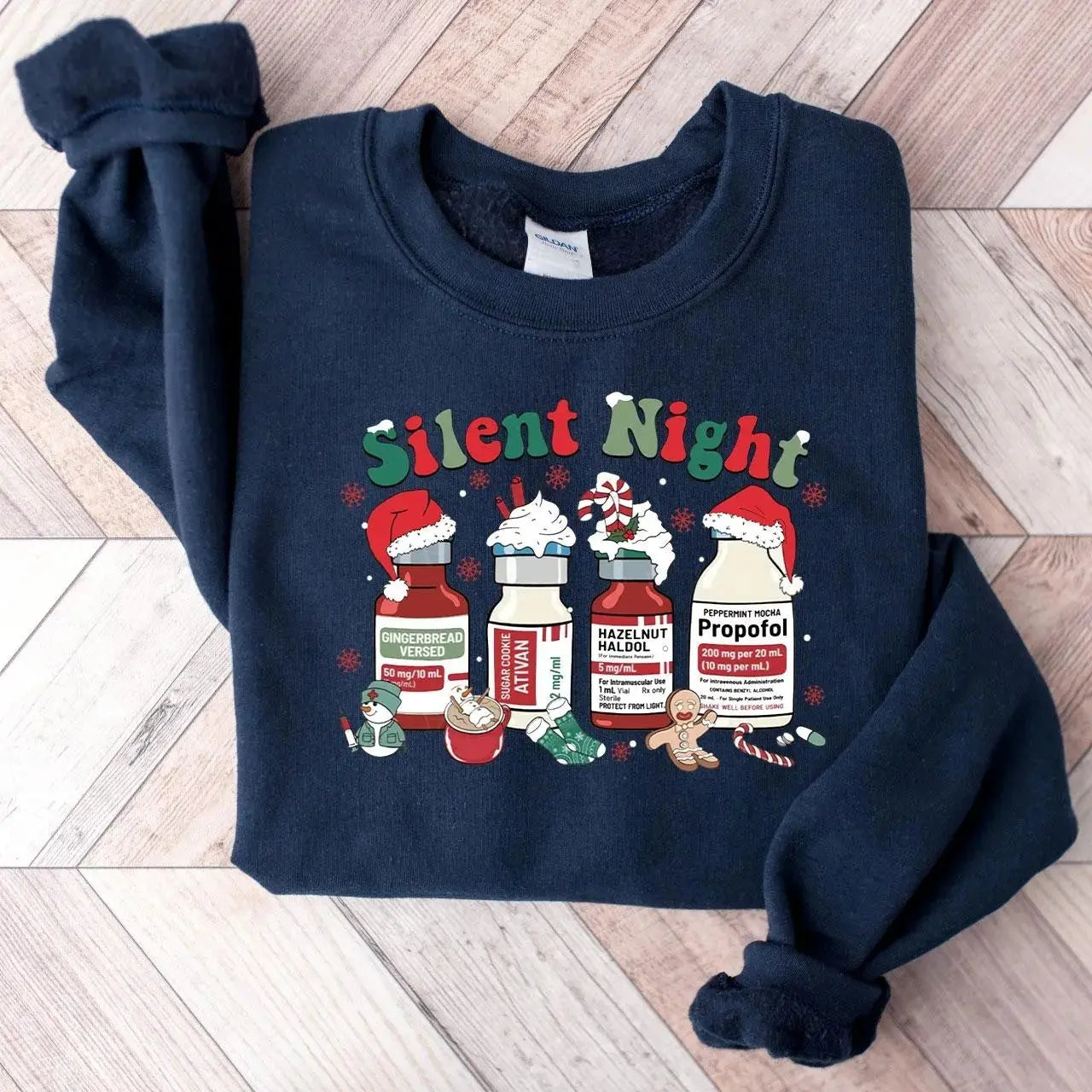 Silent Night Christmas Sweatshirt