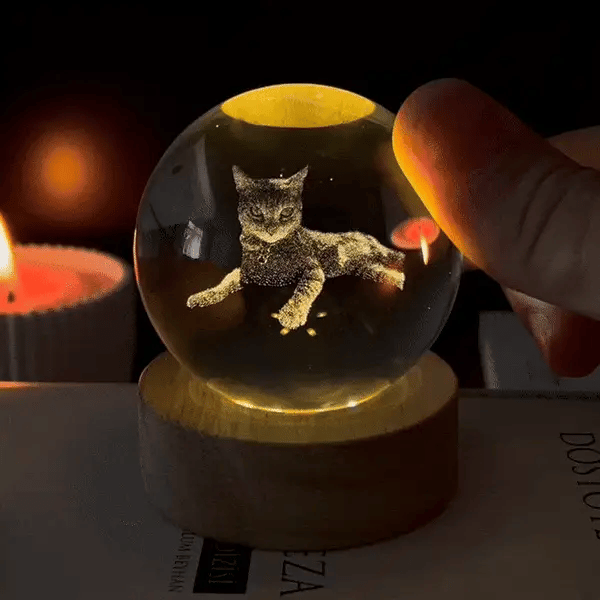 Personalized 3D Photo & Video Crystal Ball
