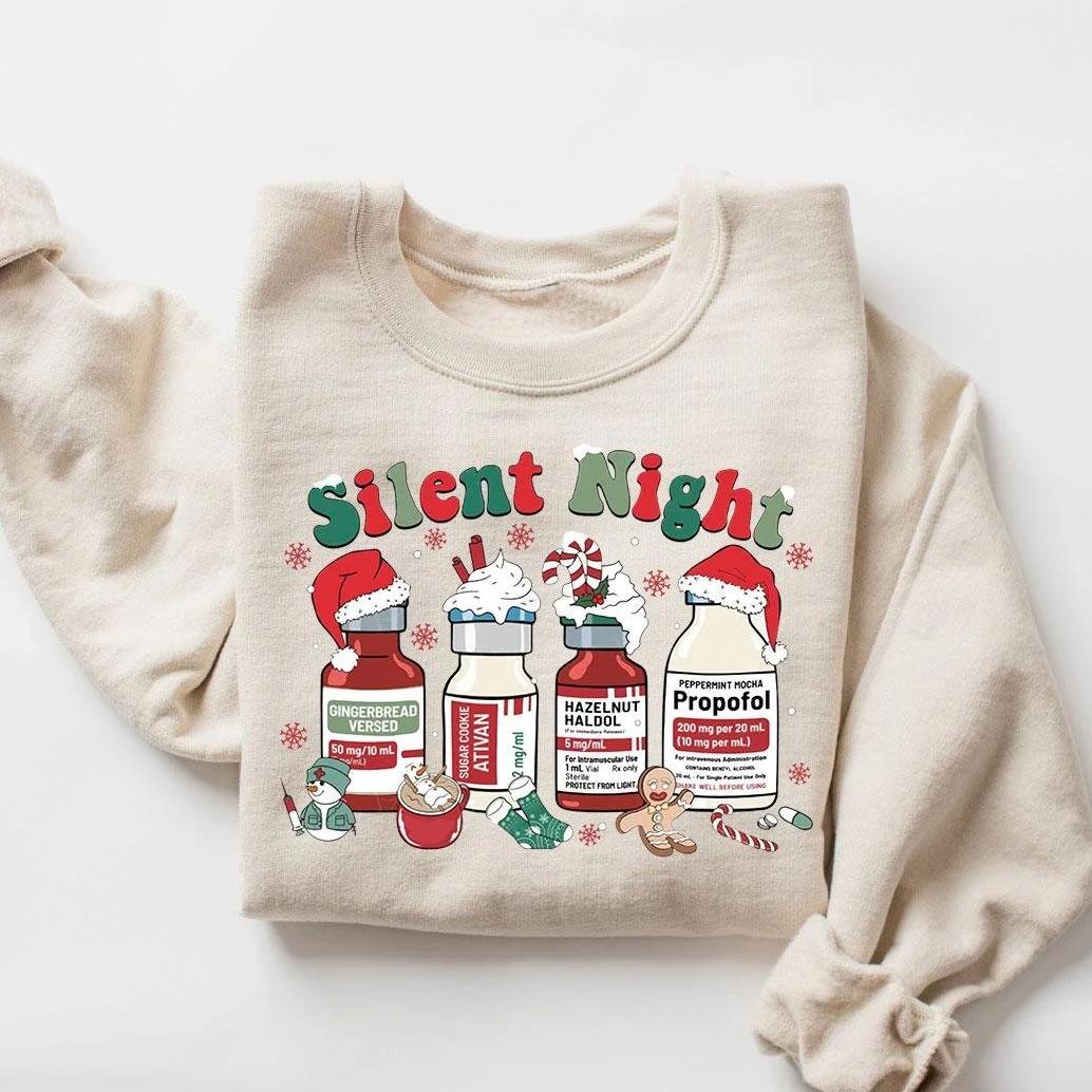 Silent Night Christmas Sweatshirt