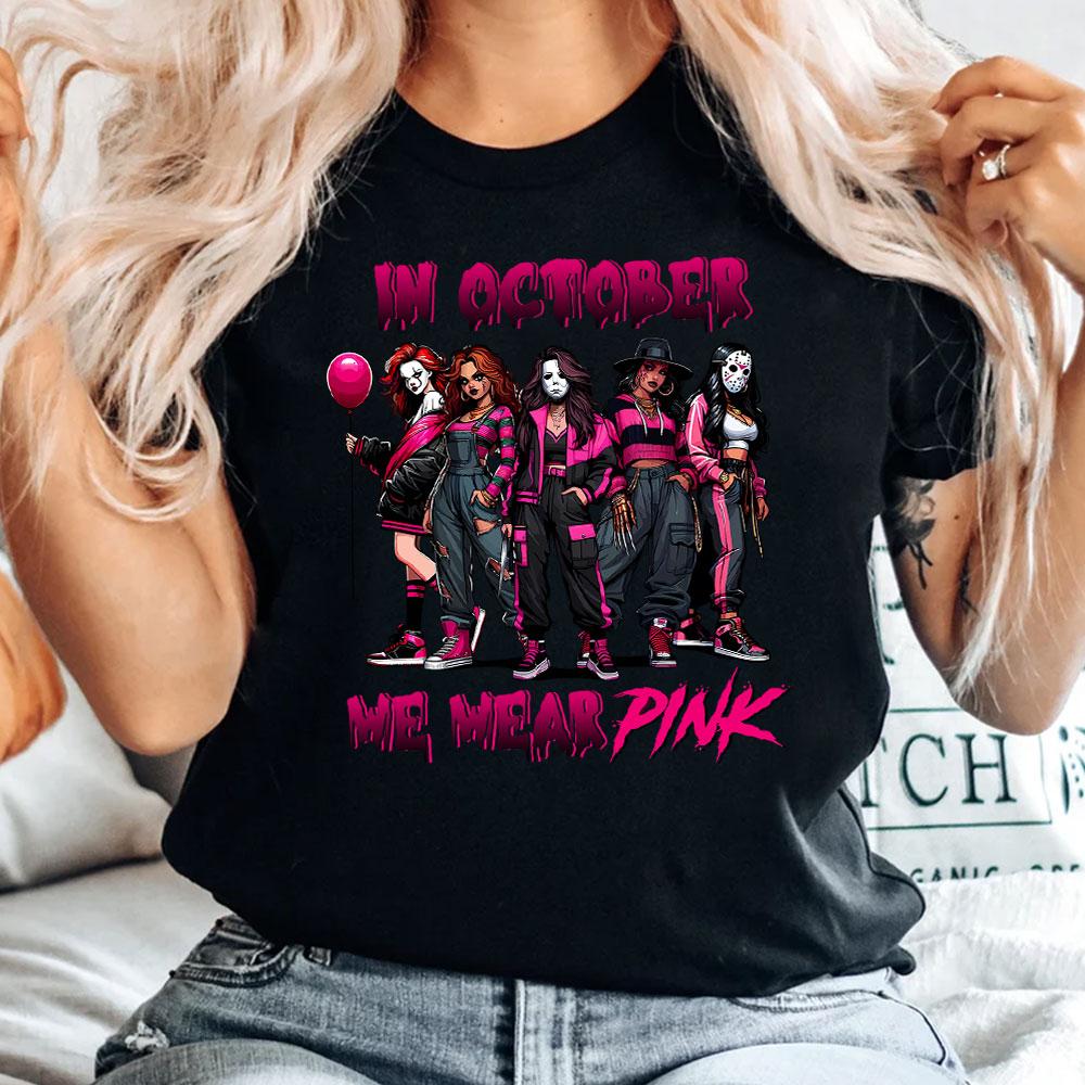 In October We Wear Pink Vintage Shirt