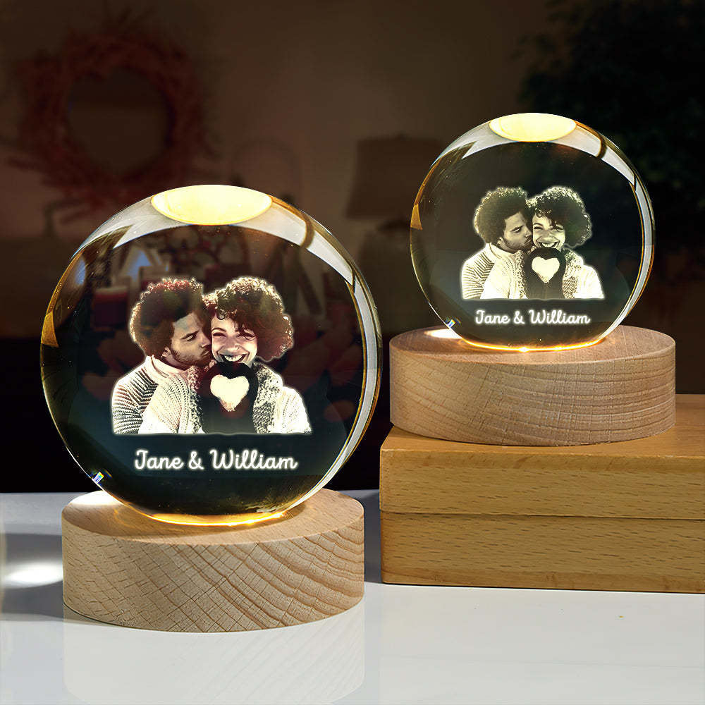 Personalized 3D Photo & Video Crystal Ball