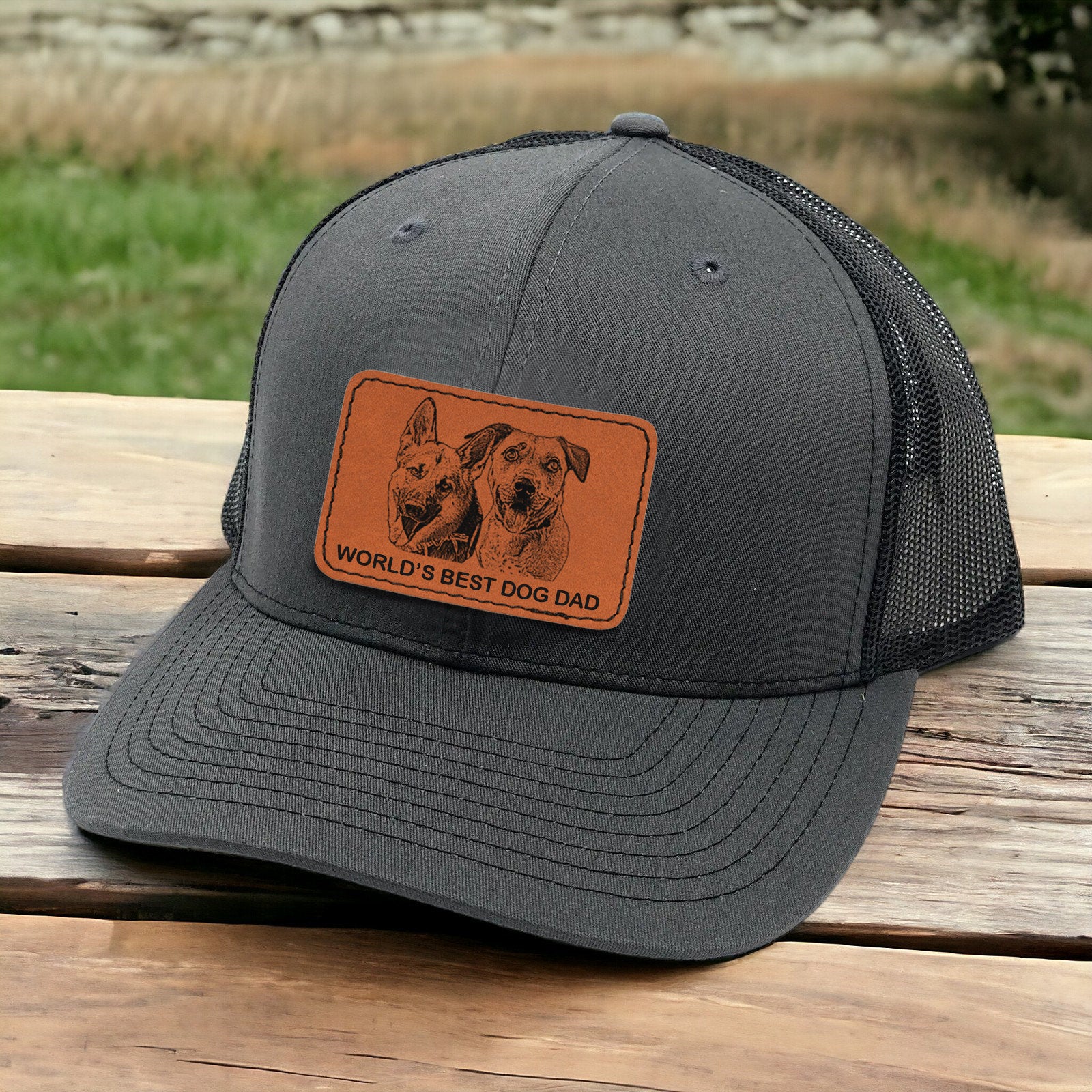 Custom Pet Photo Engraved Hat