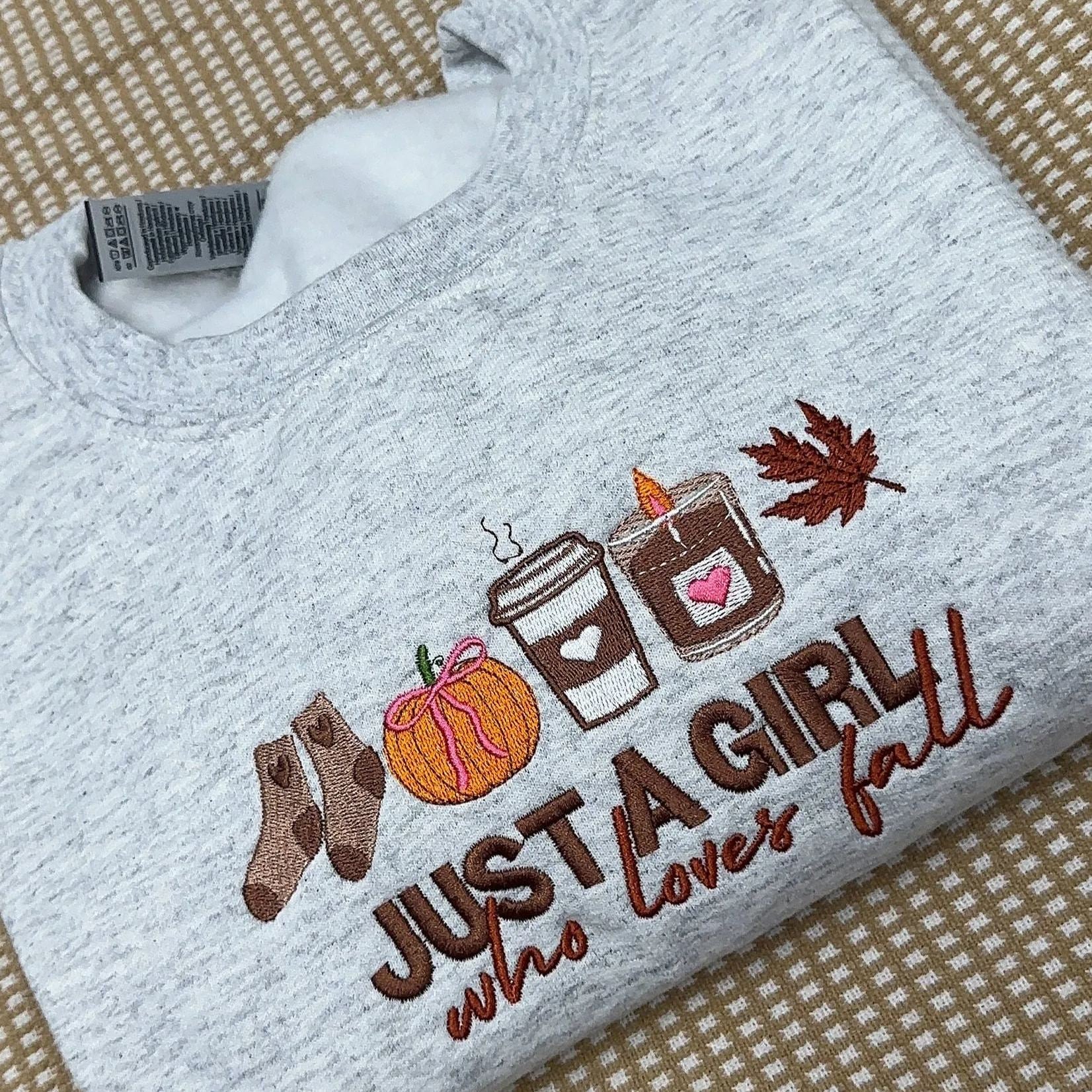 Just a girl who loves fall Sweatshirt/Hoodie