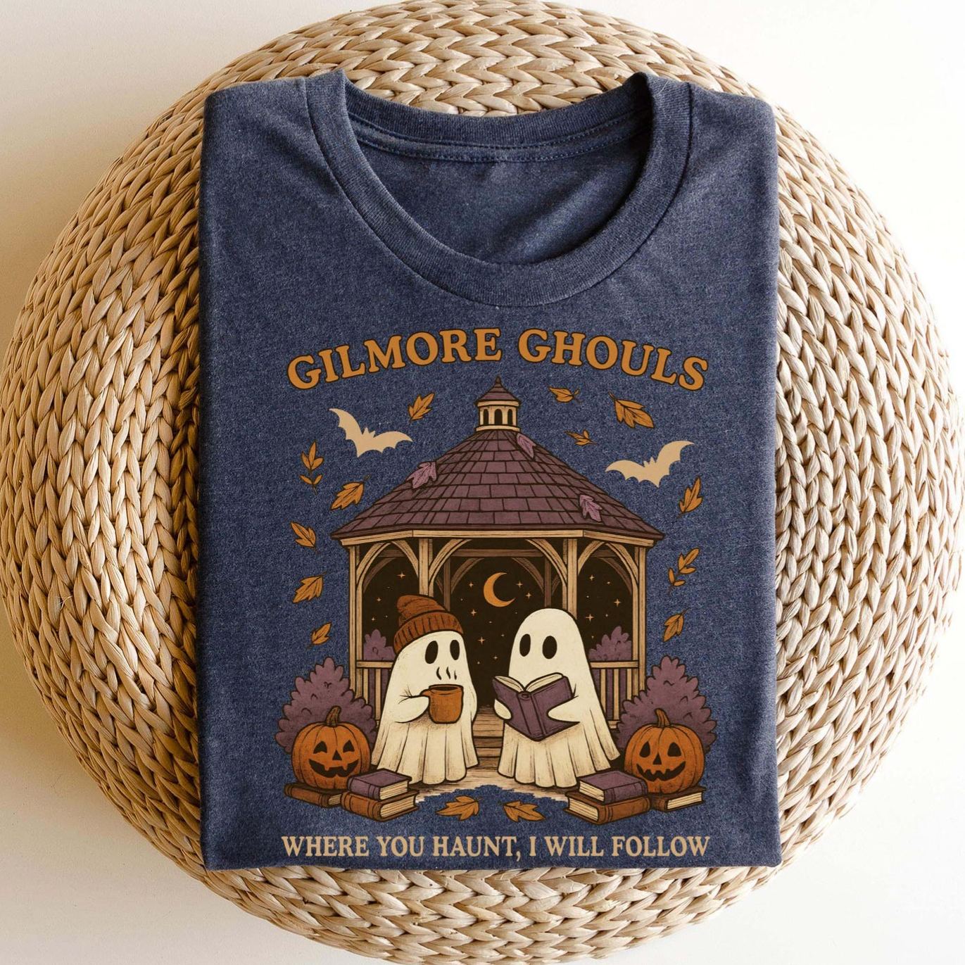 Gilmore Ghouls Where You Haunt I Will Follow Halloween Sweatshirt