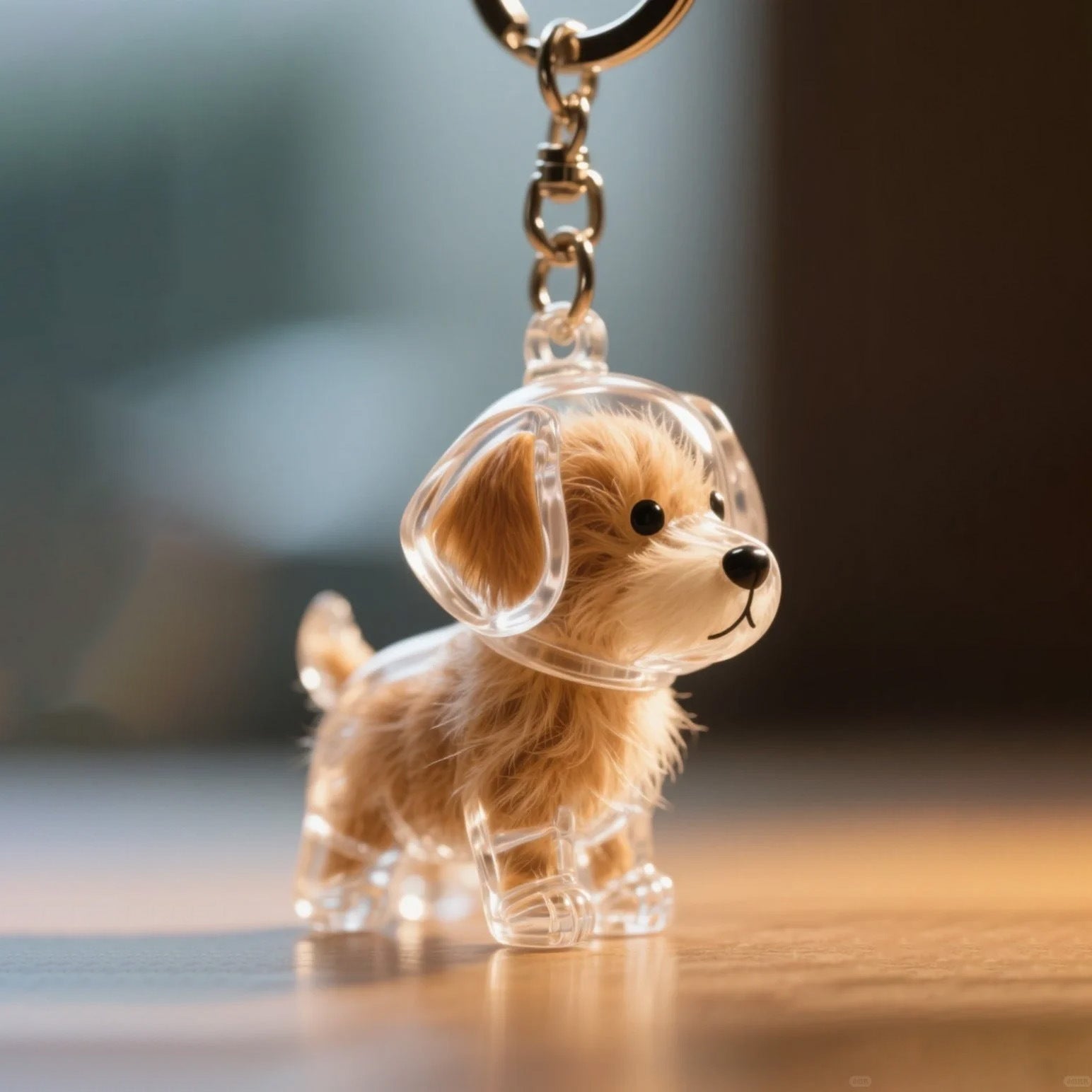 Dog Hair Storage Cute Pendant Keychain BagPendant Couple Car Key Chains Jewelry SouvenirCollection Gift Decoration Accessories