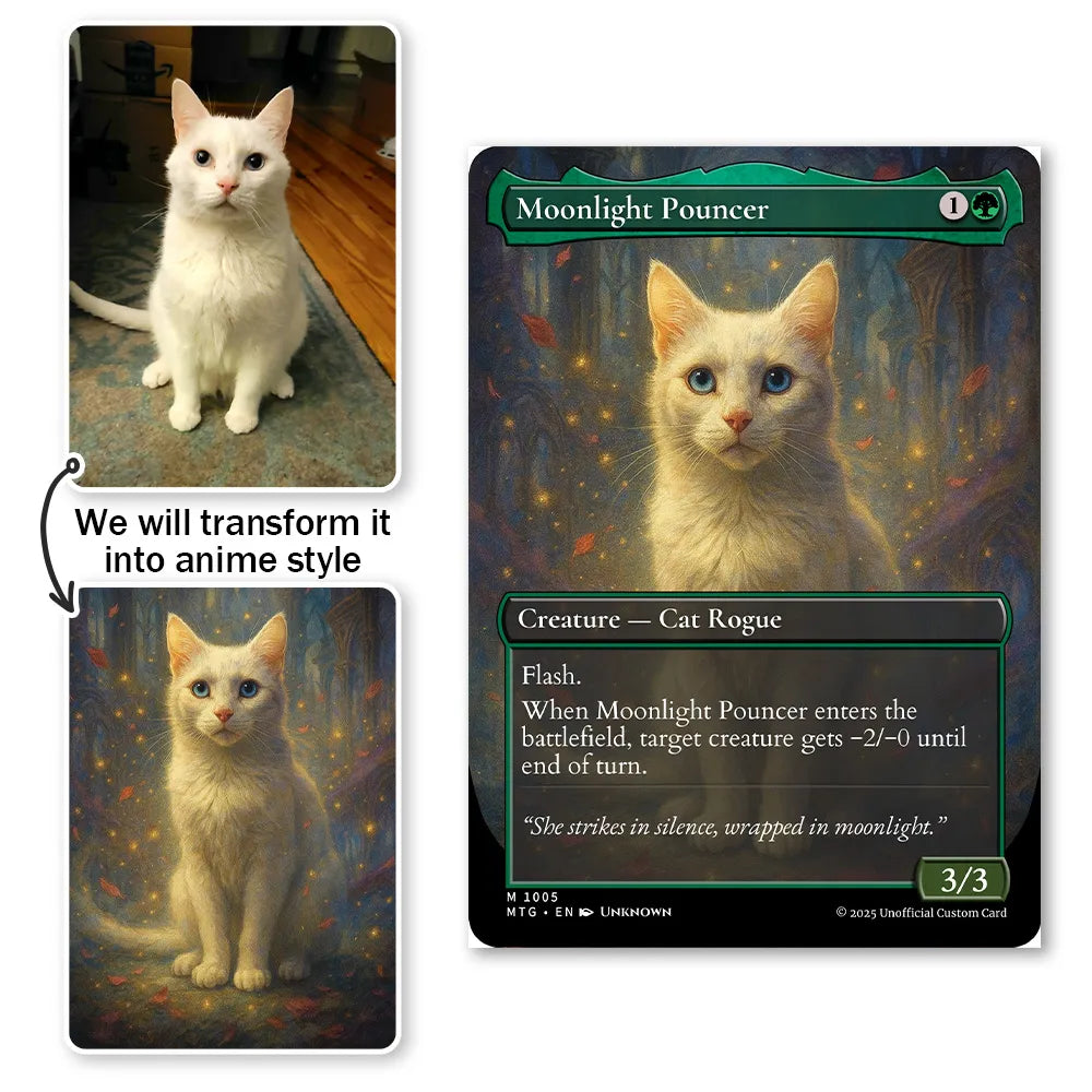 Custom Anime Pet Magic Card