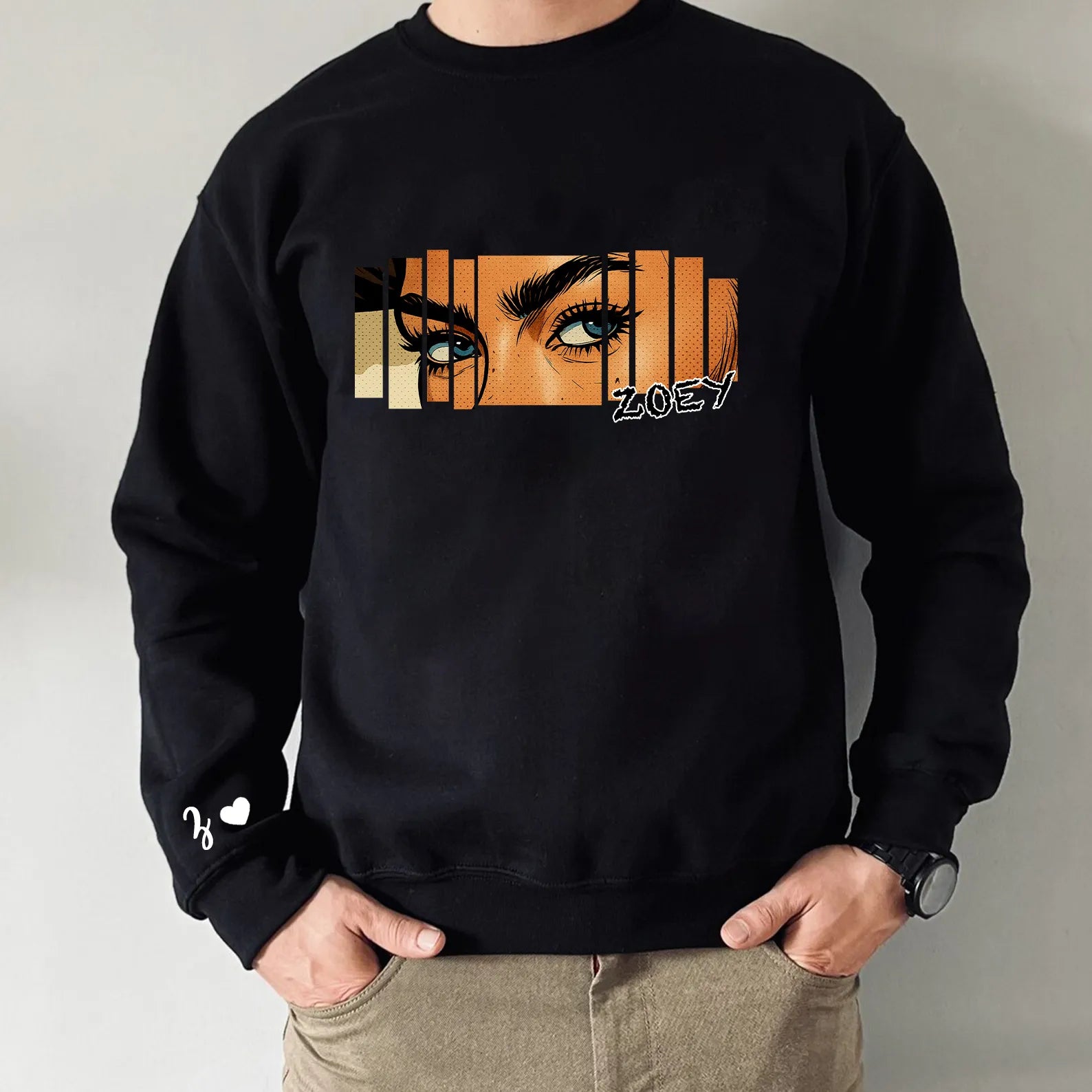 Custom Eyes Shirt, Girlfriend Eyes Tee