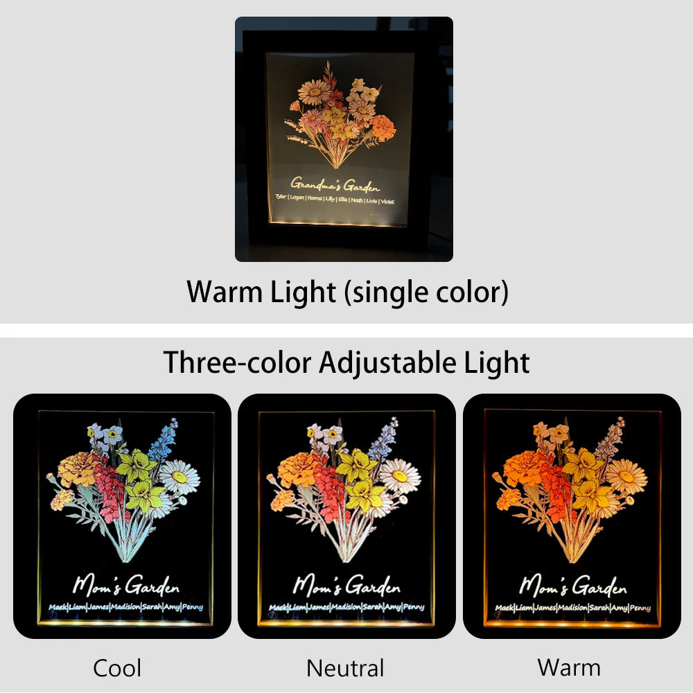 50% OFF Birth Month Flower Personalized LED Night Light ğŸŒŸ
