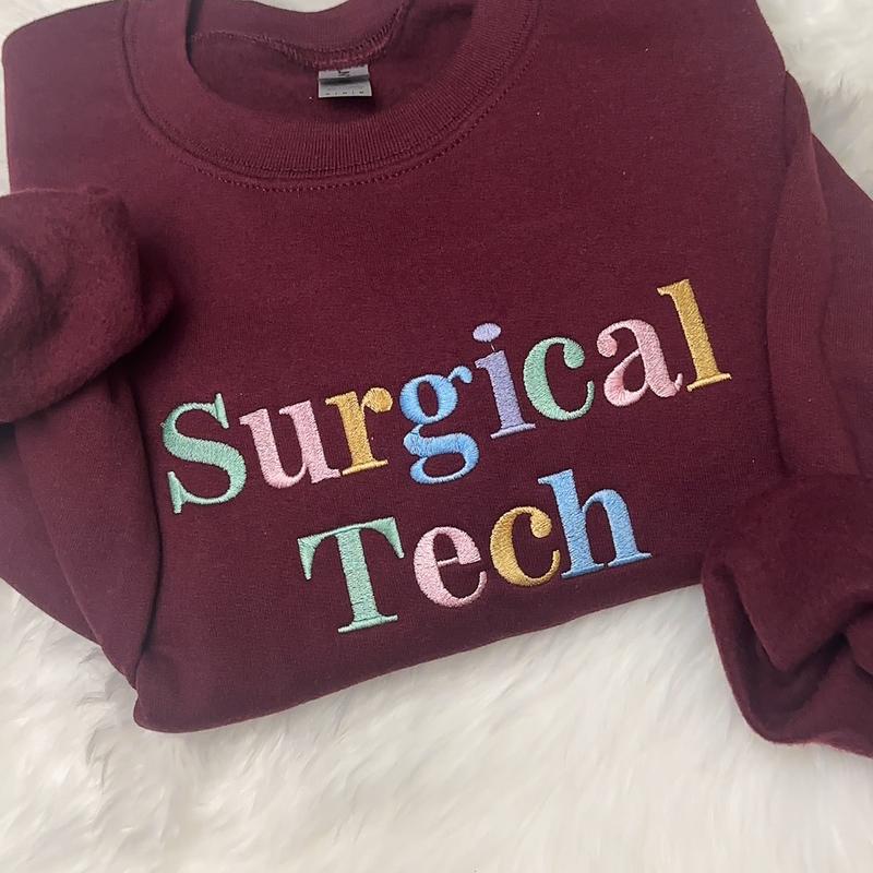 Custom Embroidered Pastel Colors Career Sweatshirt
