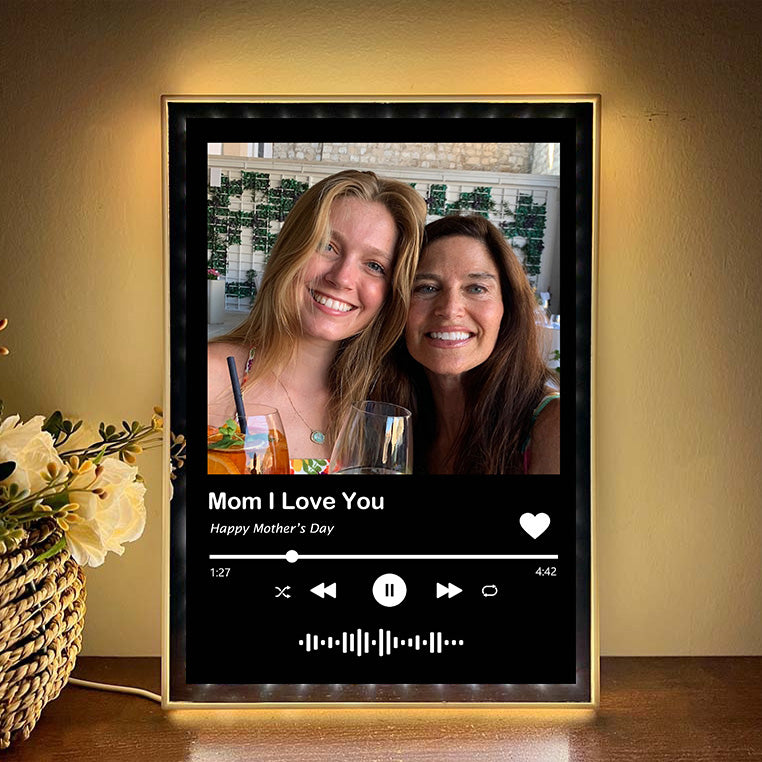 ğŸ’�Personalized Music & Photo Mirror Light BoxğŸ’�
