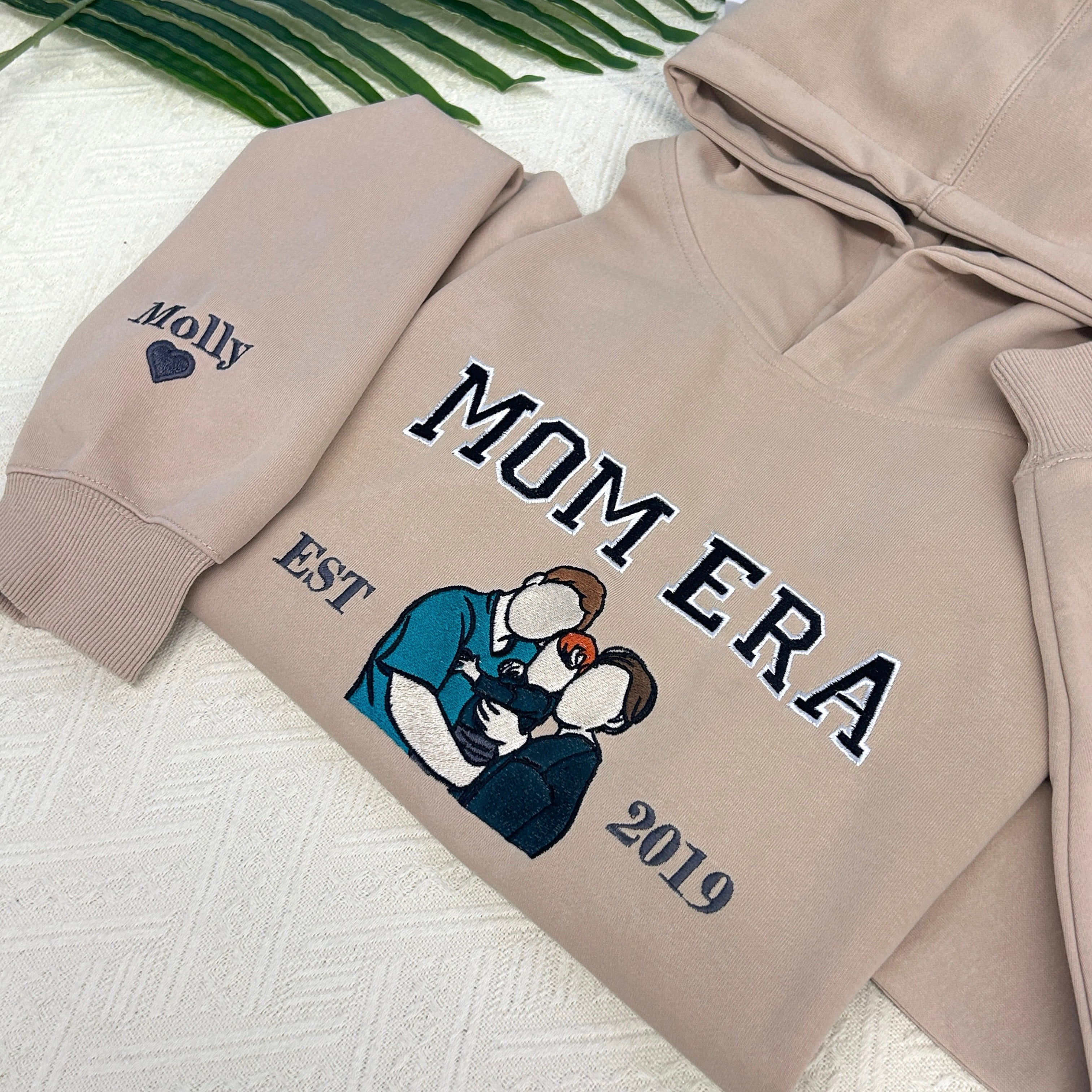 Custom Embroidered Portrait Sweatshirt