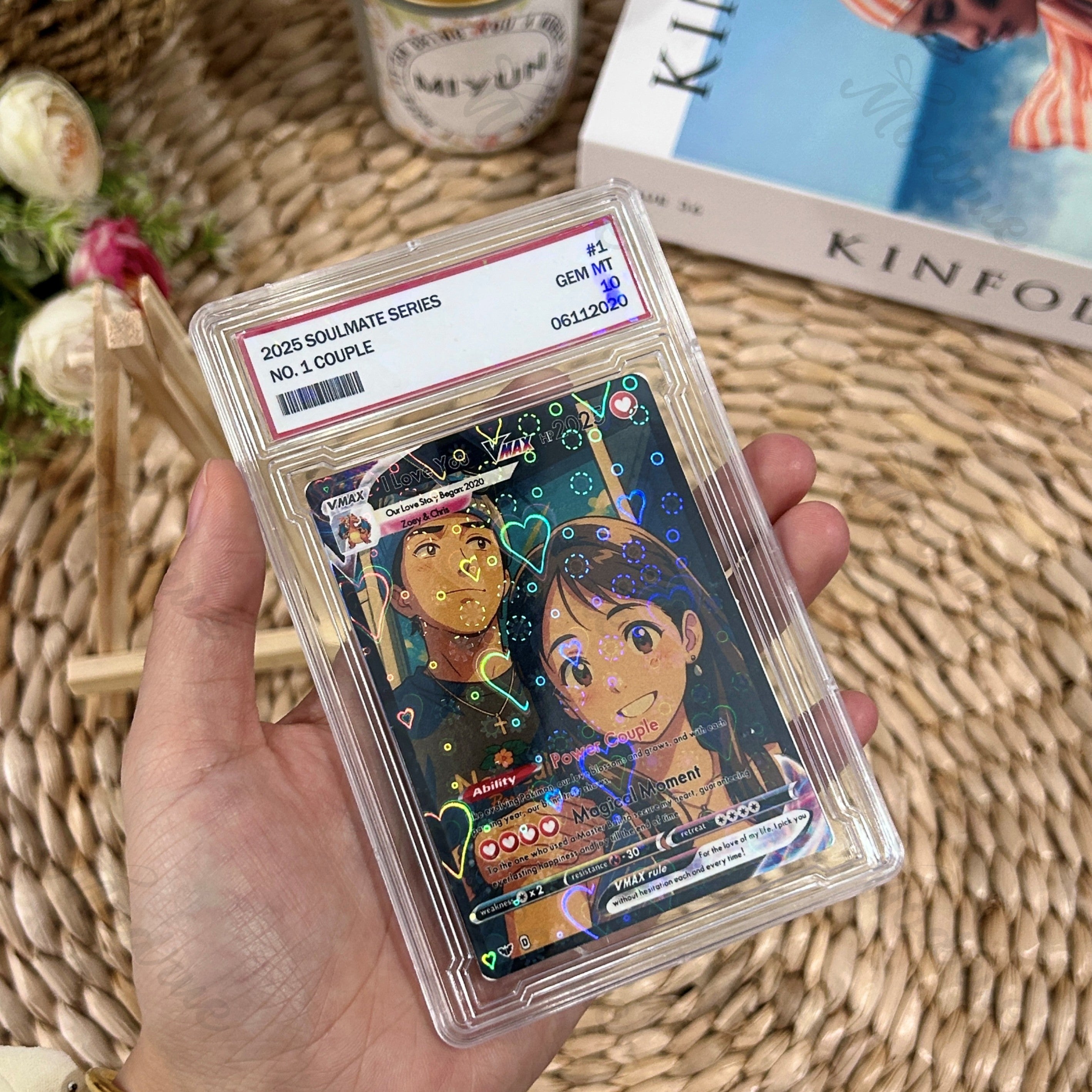 Personalized Photo Anime VMAX Card