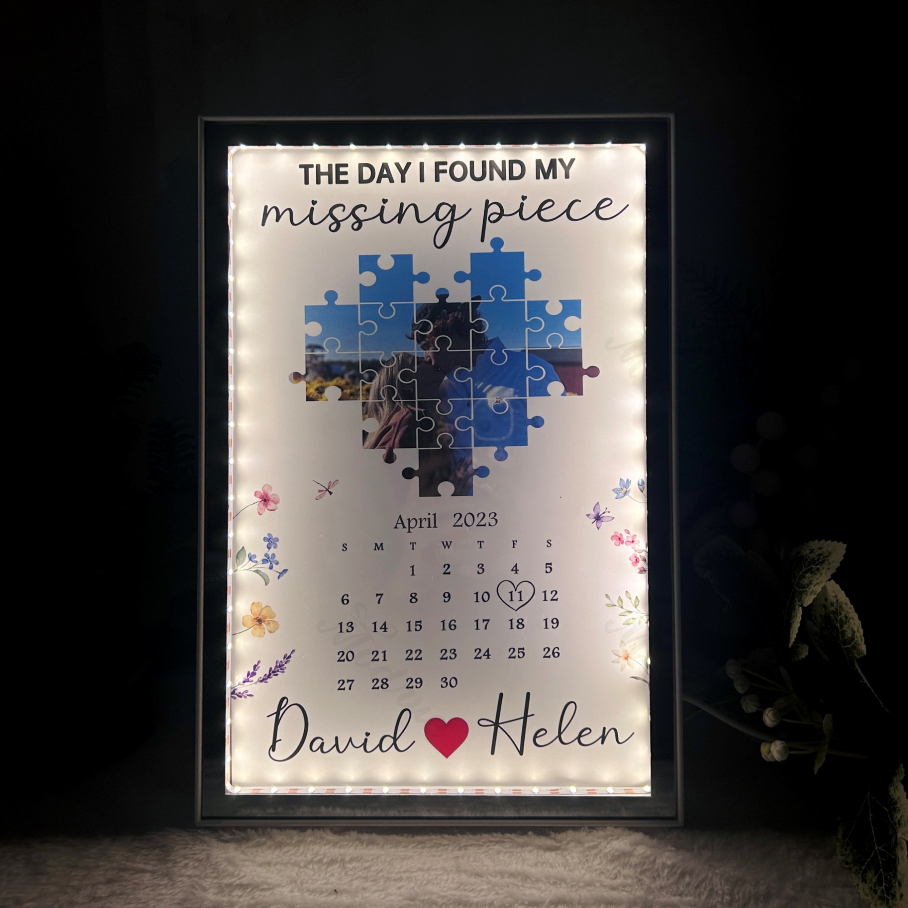 The Day I Found My Missing Piece Magic Mirror Personalized Gift