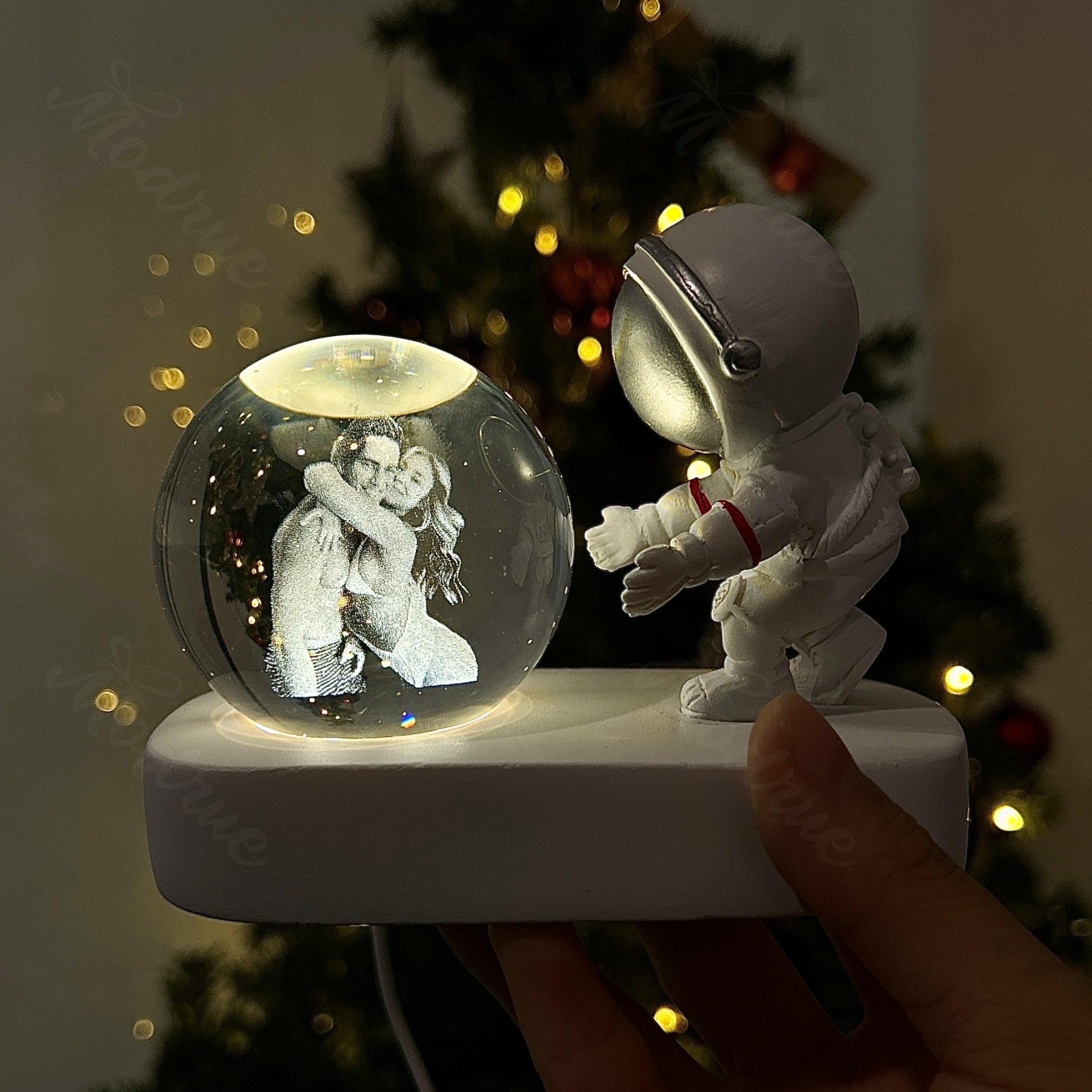 Personalized 3D Photo Crystal Ball
