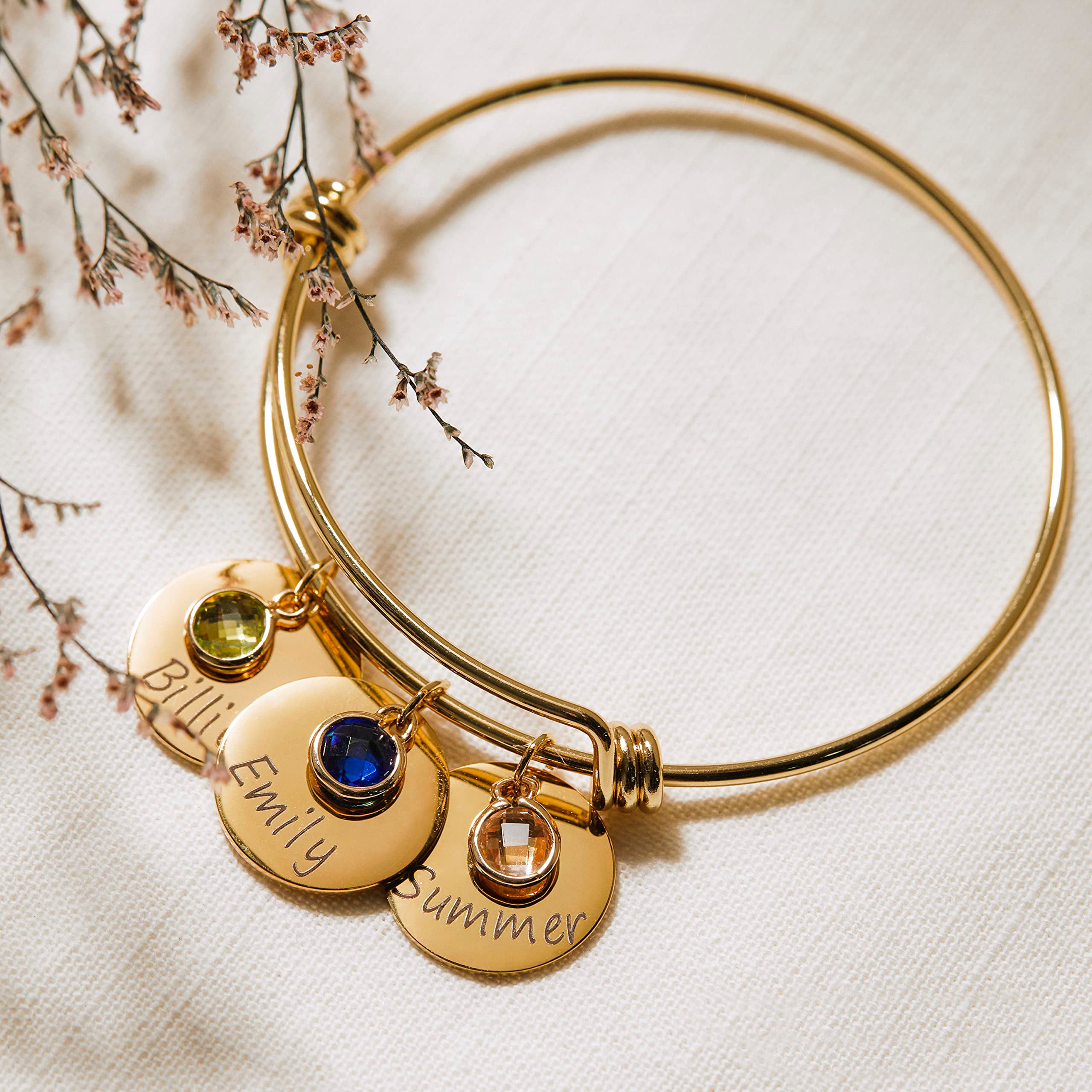 Personalized Mother's Day Gift Custom Birthstone Bracelet