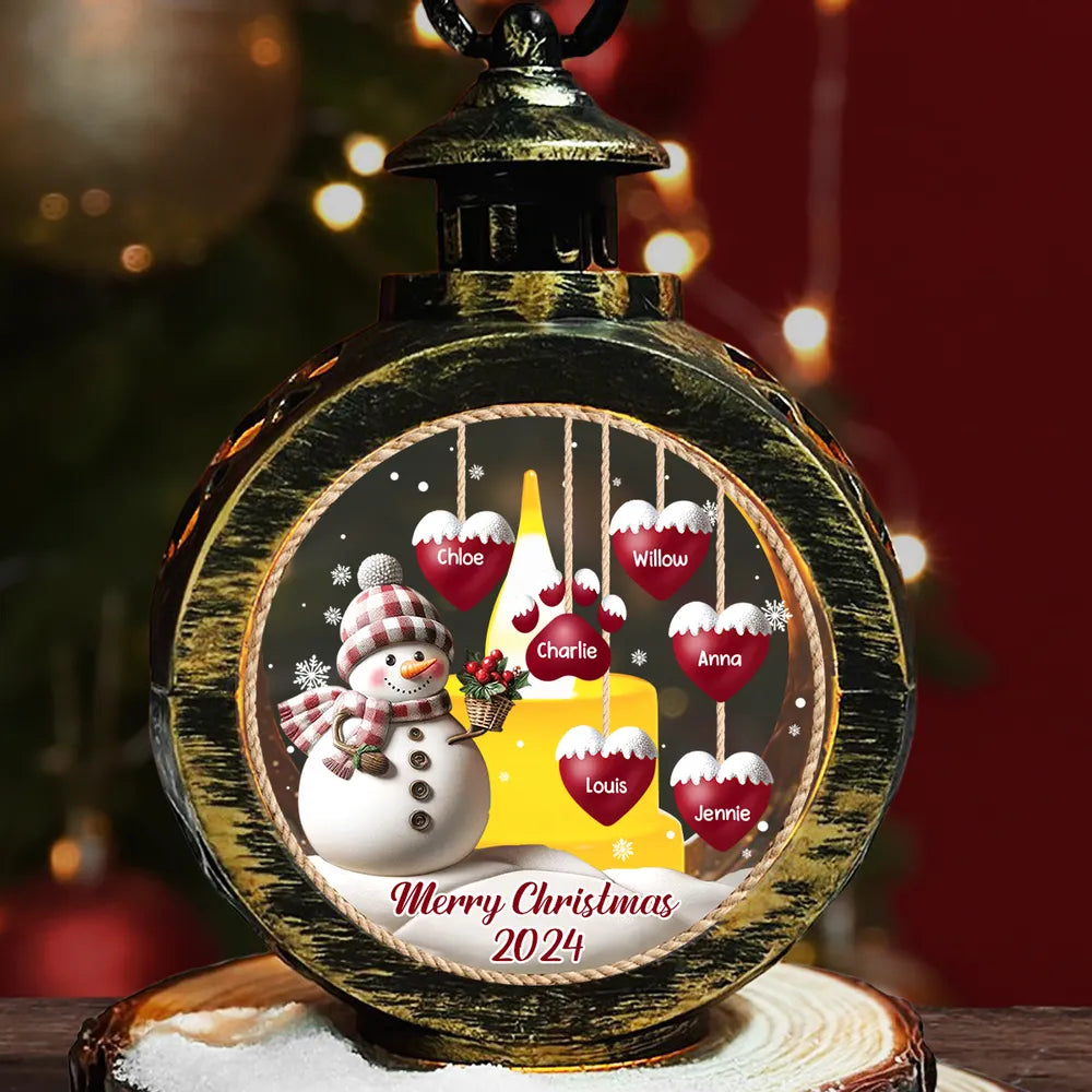 Sweet Heart - Personalized Custom Christmas Lantern
