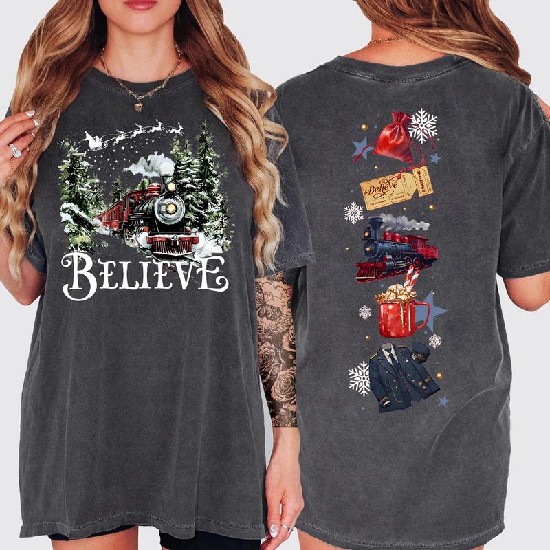 Polar Express 2 Sides Sweatshirt