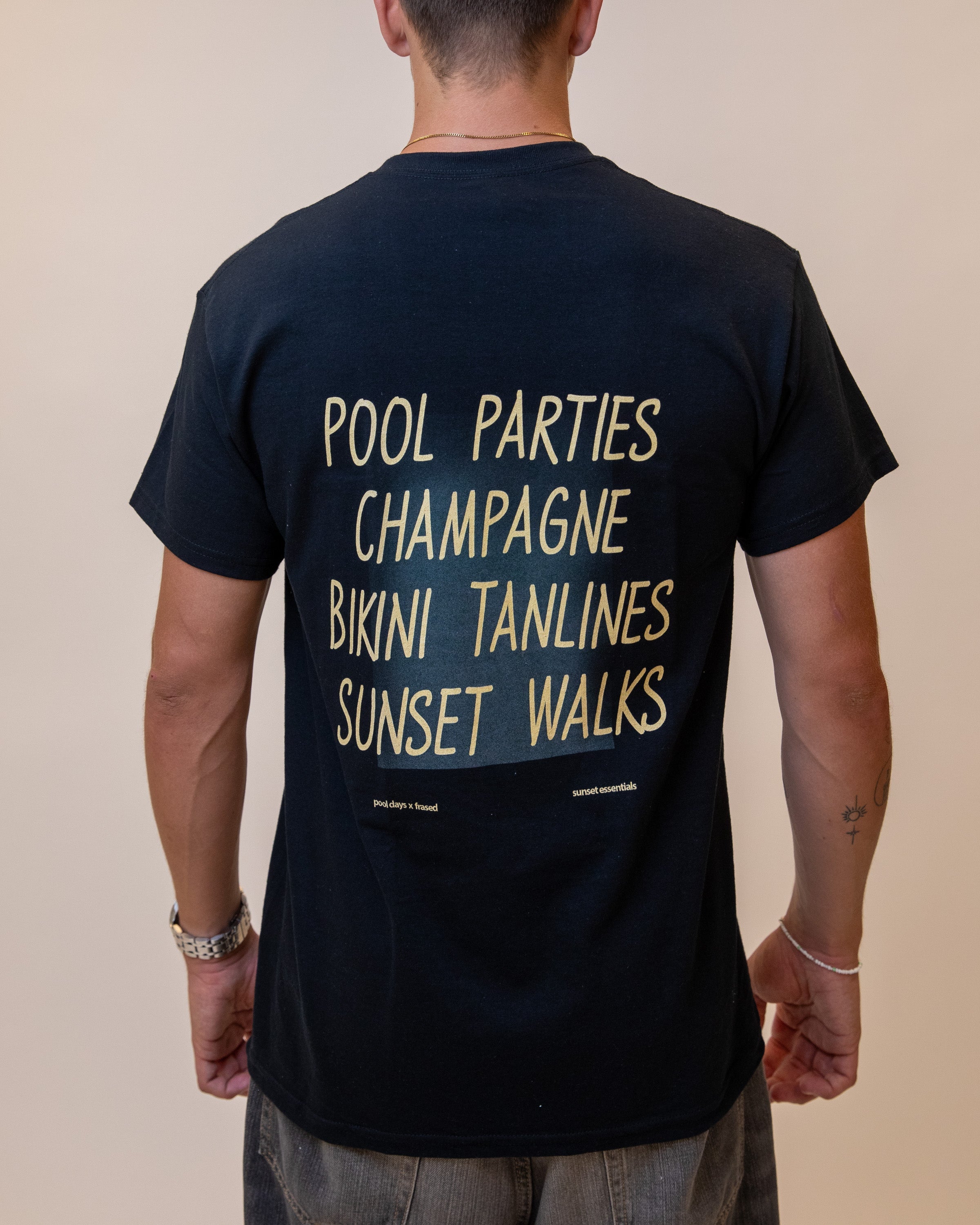 POOL PARTIES. CHAMPAGNE. BIKINI TANLINES. SUNSET WALKS