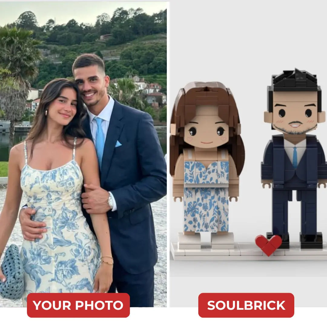 Custom Brick Figure with Photo, Creative and Personalized Gift