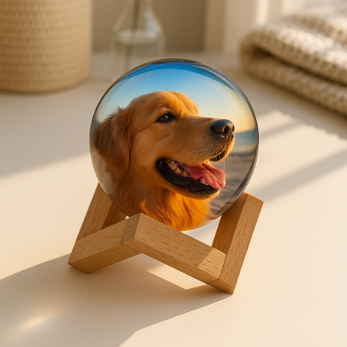 Personalized 3D Photo & Video Crystal Ball