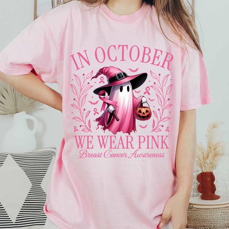 In October We Wear Pink Shirt