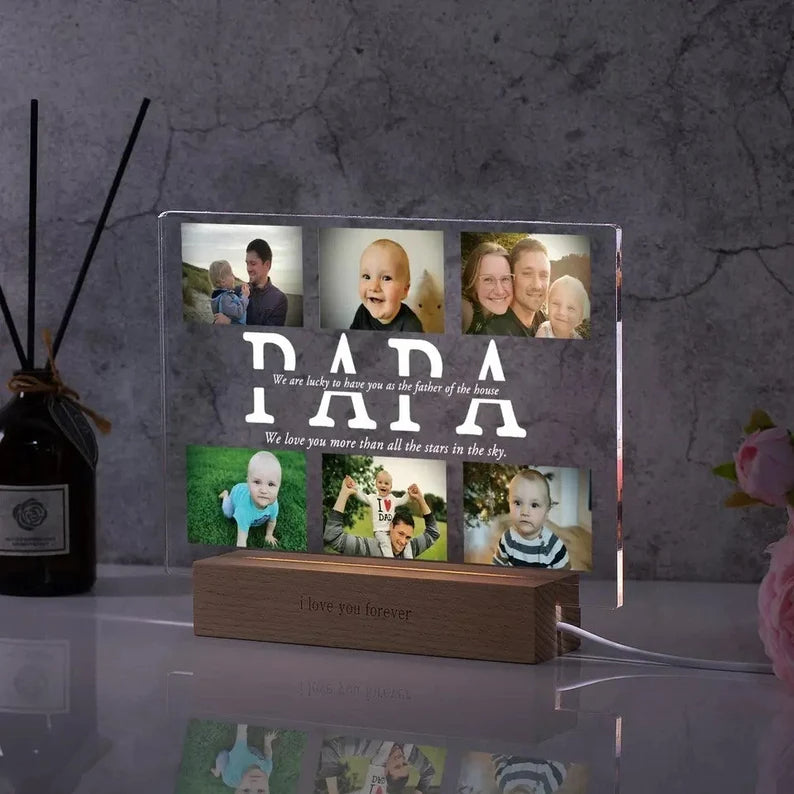 Personalized Custom Photo Night Light â€“ Perfect Gift for Mom
