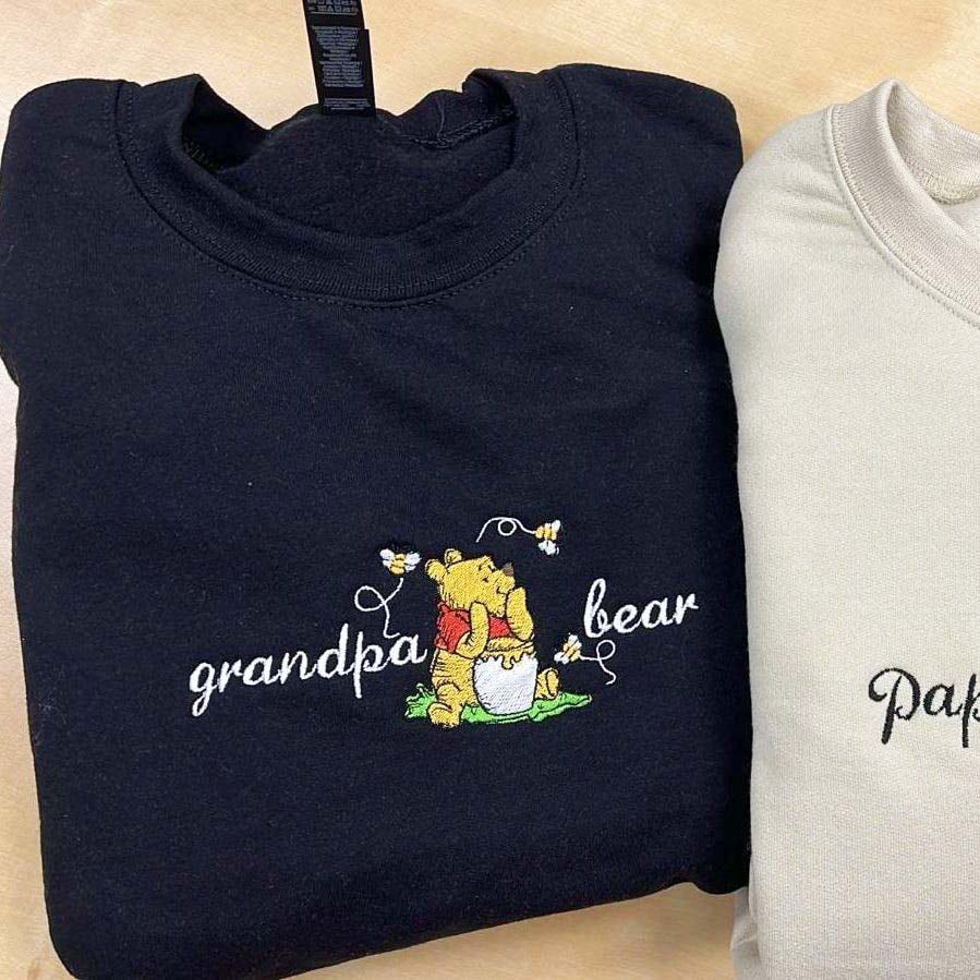 Custom Mama Bear Embroidered Sweatshirt