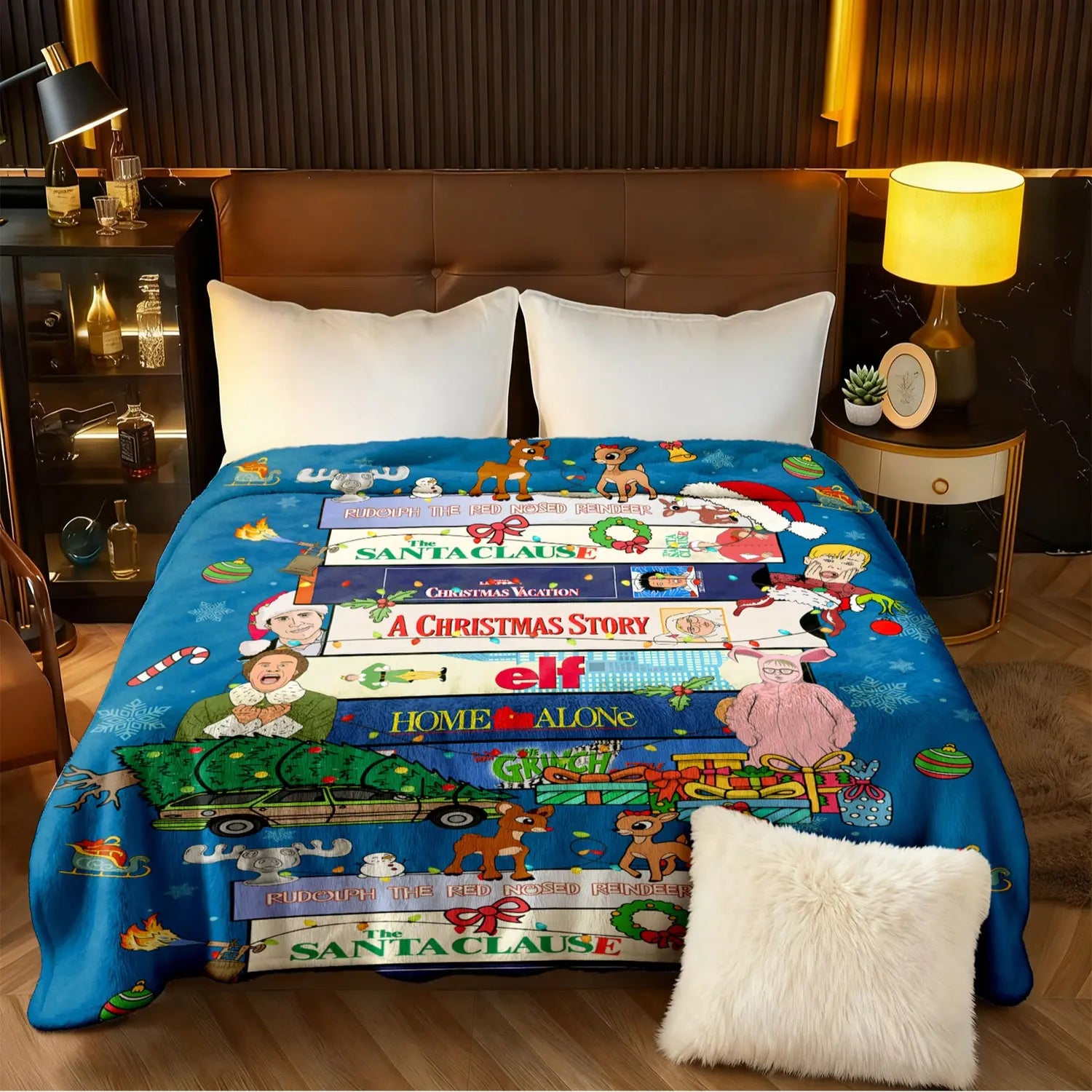 Christmas movie blanket