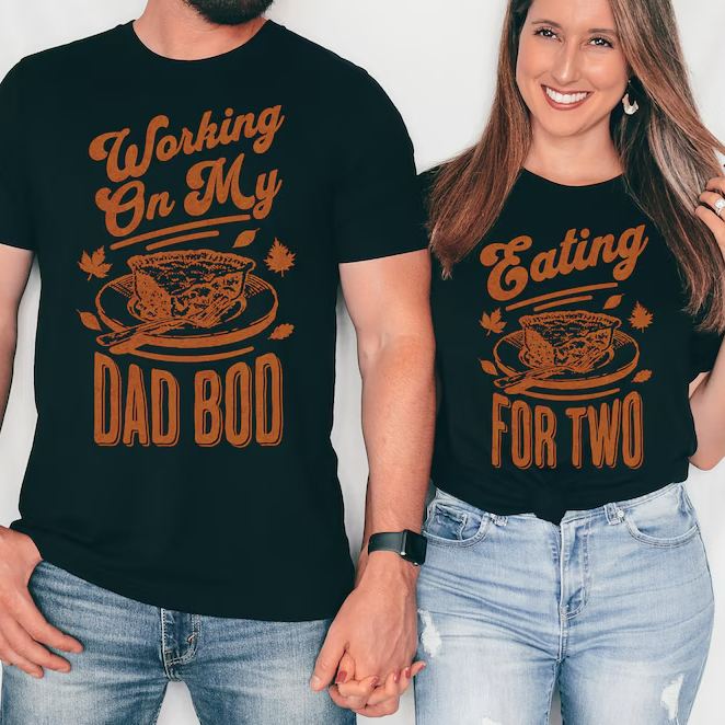 Eating for Two Pregnancy Announcement Shirt